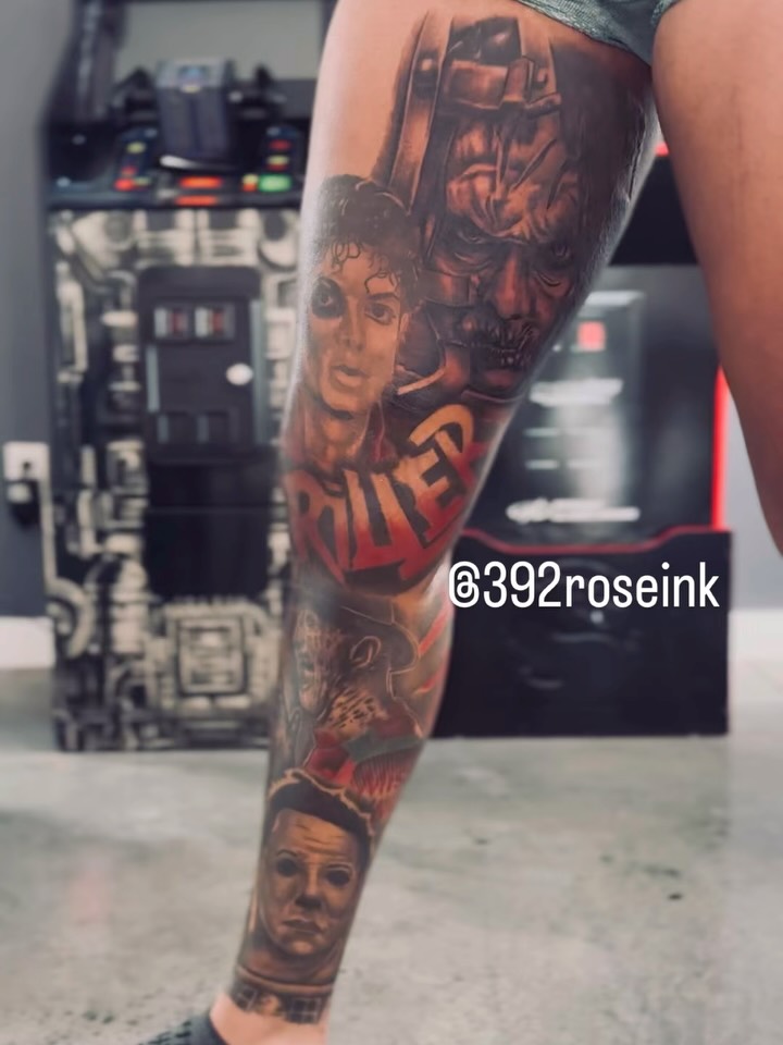 Tattoo by @392roseink — realism, dark_realism