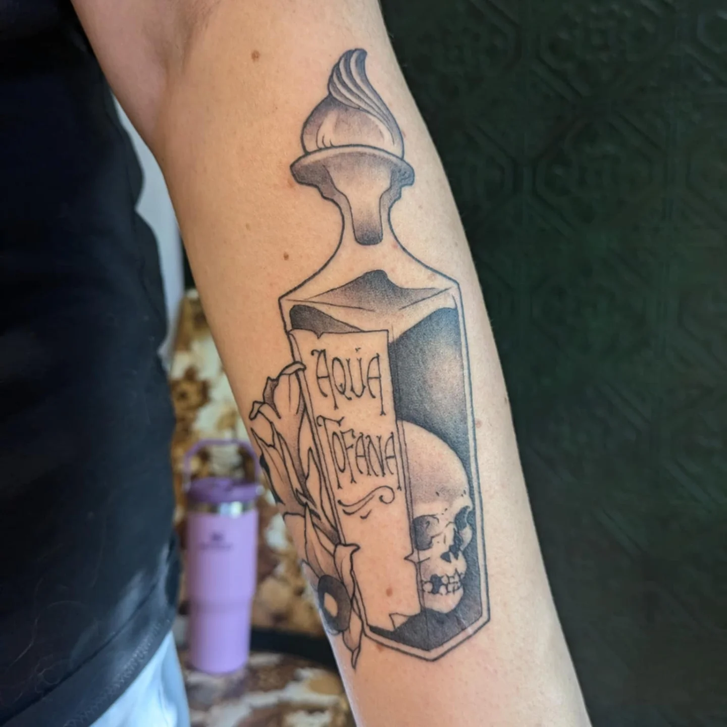 Tattoo by @neonmoonink — black_and_grey