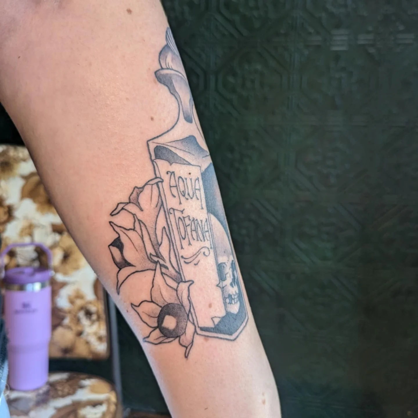 Tattoo by @neonmoonink — black_and_grey
