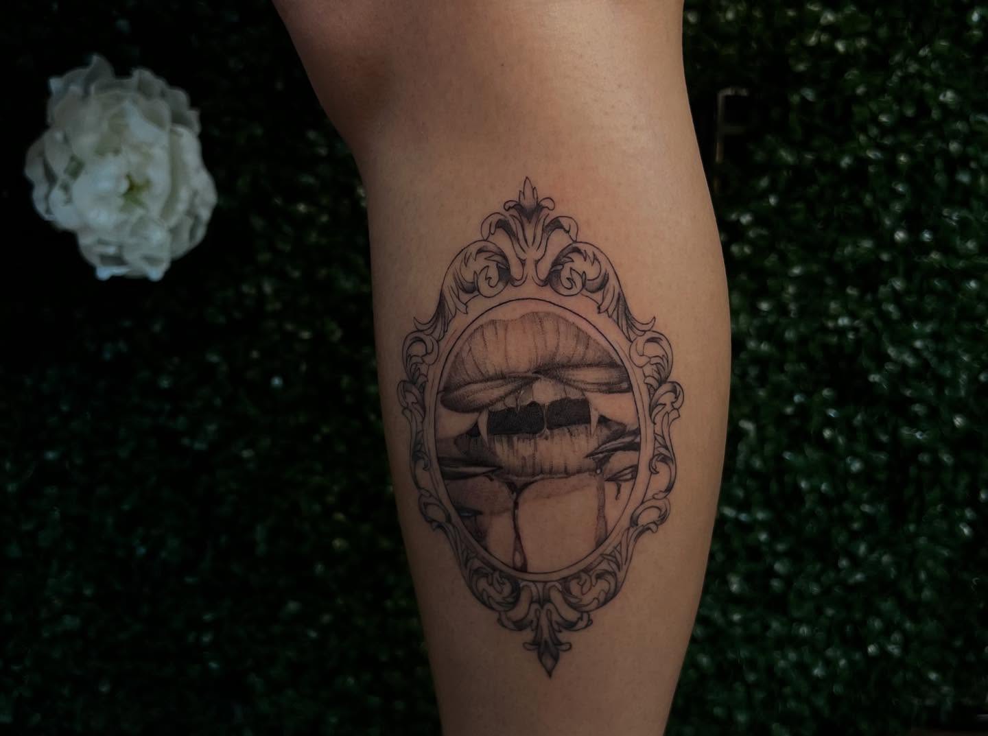 Tattoo by @izzyinktattoos_ — black_and_grey, realism