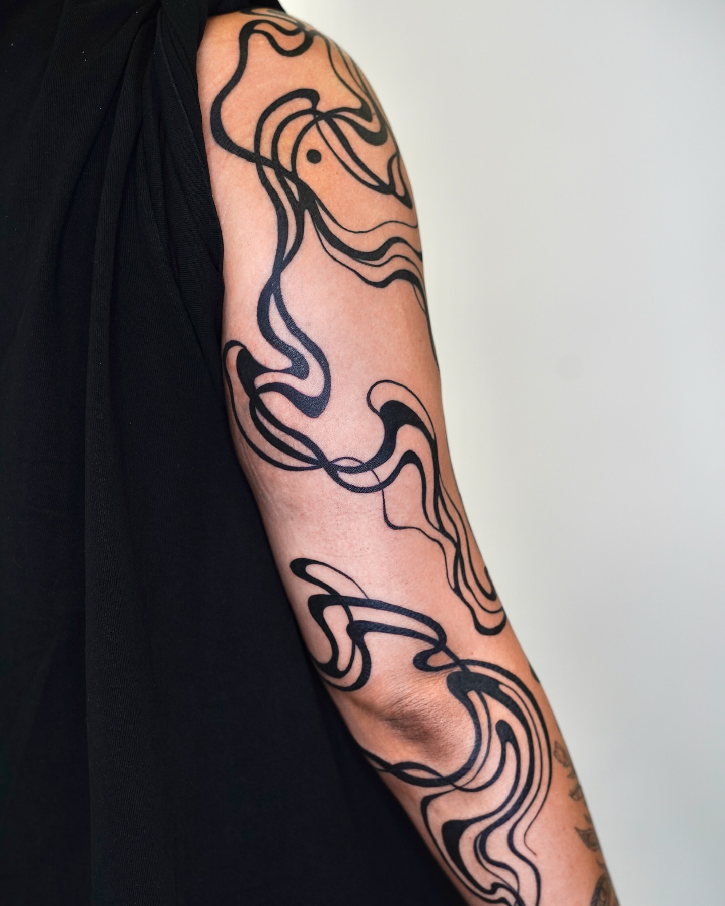 Tattoo by @rjxdots — black_and_grey