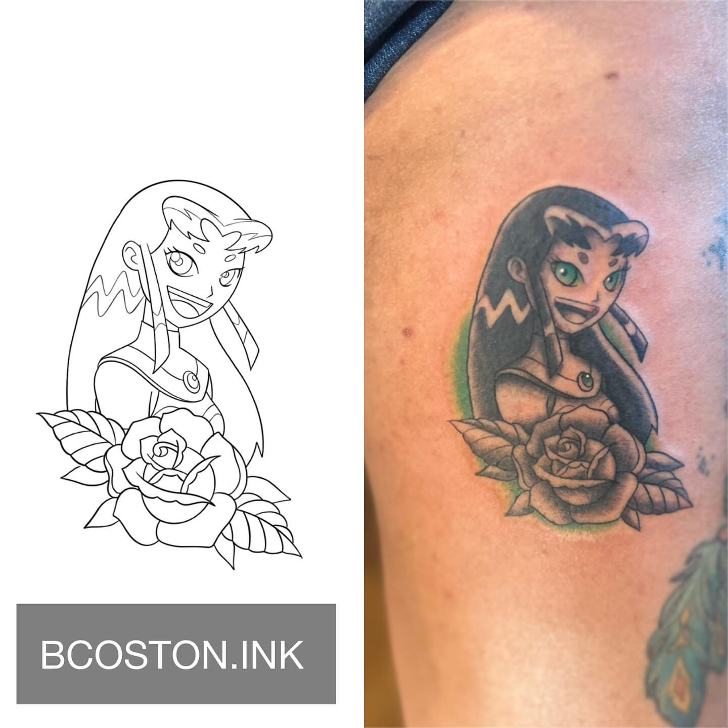 Tattoo by @bcostonink — anime