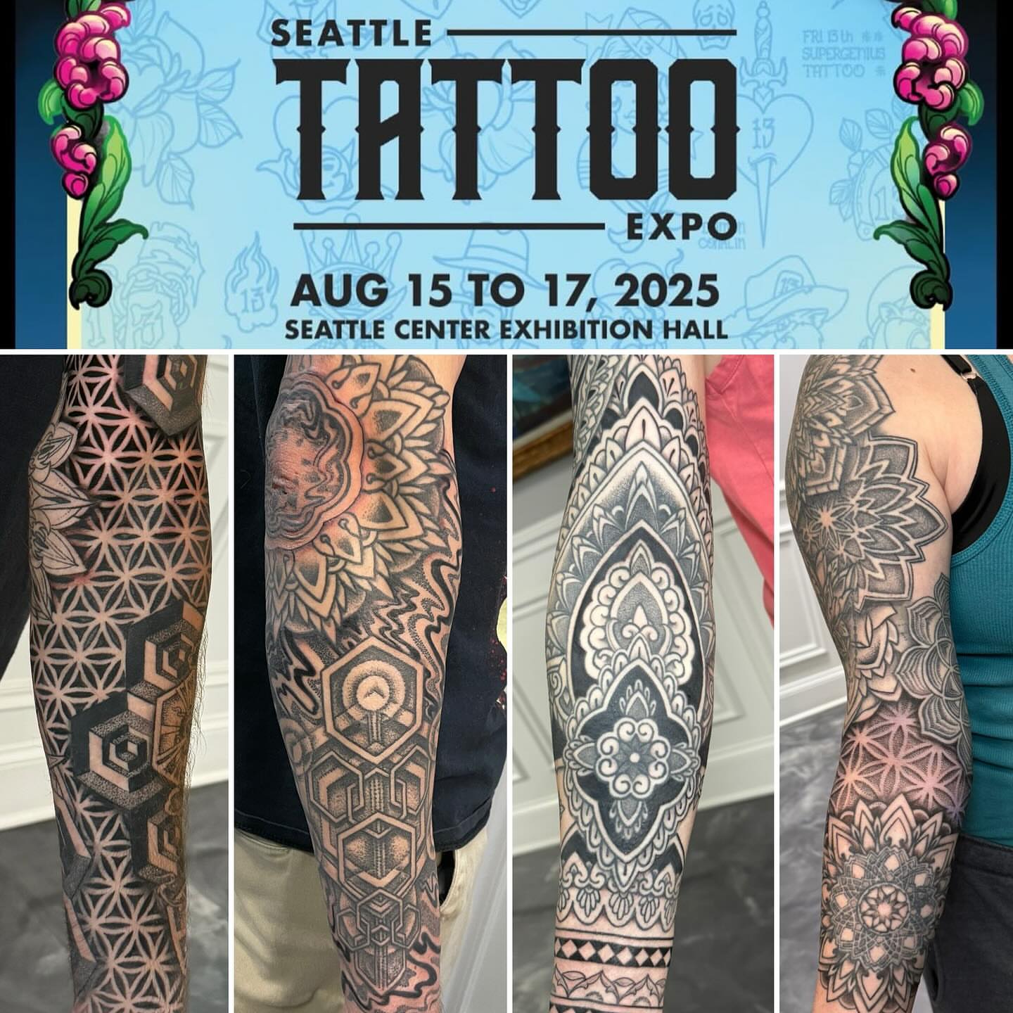 Tattoo by @mekong_lotus — geometric