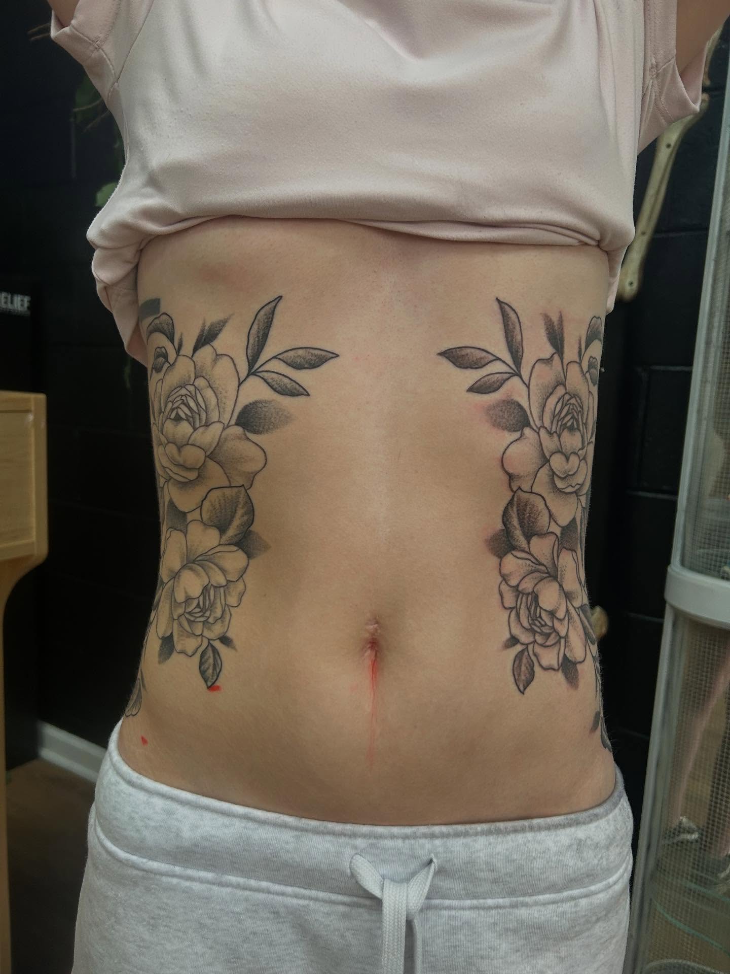 Tattoo by @fridaynighttattoos — fine_line, black_and_grey