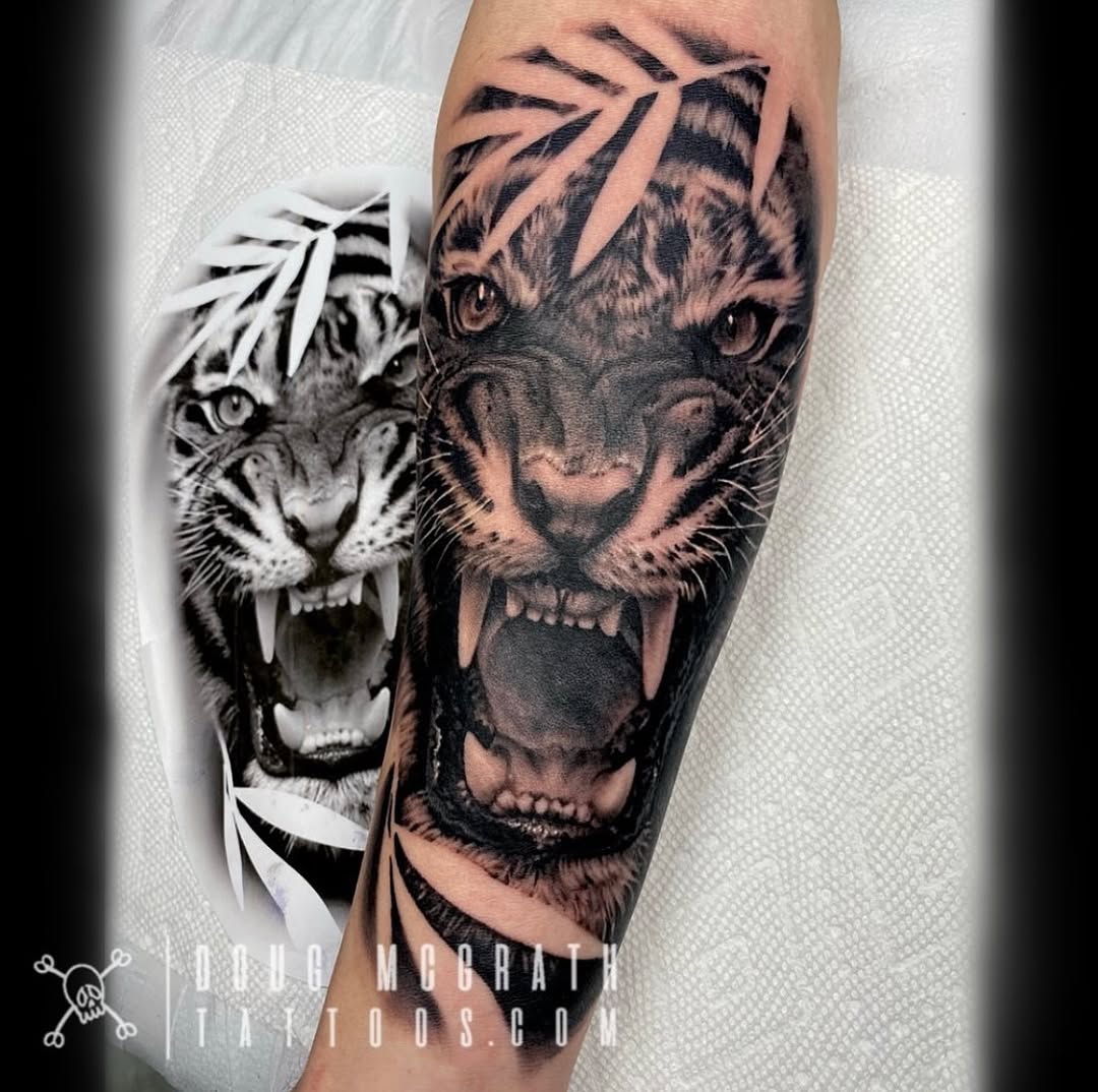 Tattoo by @dougmcgrathtattoos — realism, black_and_grey