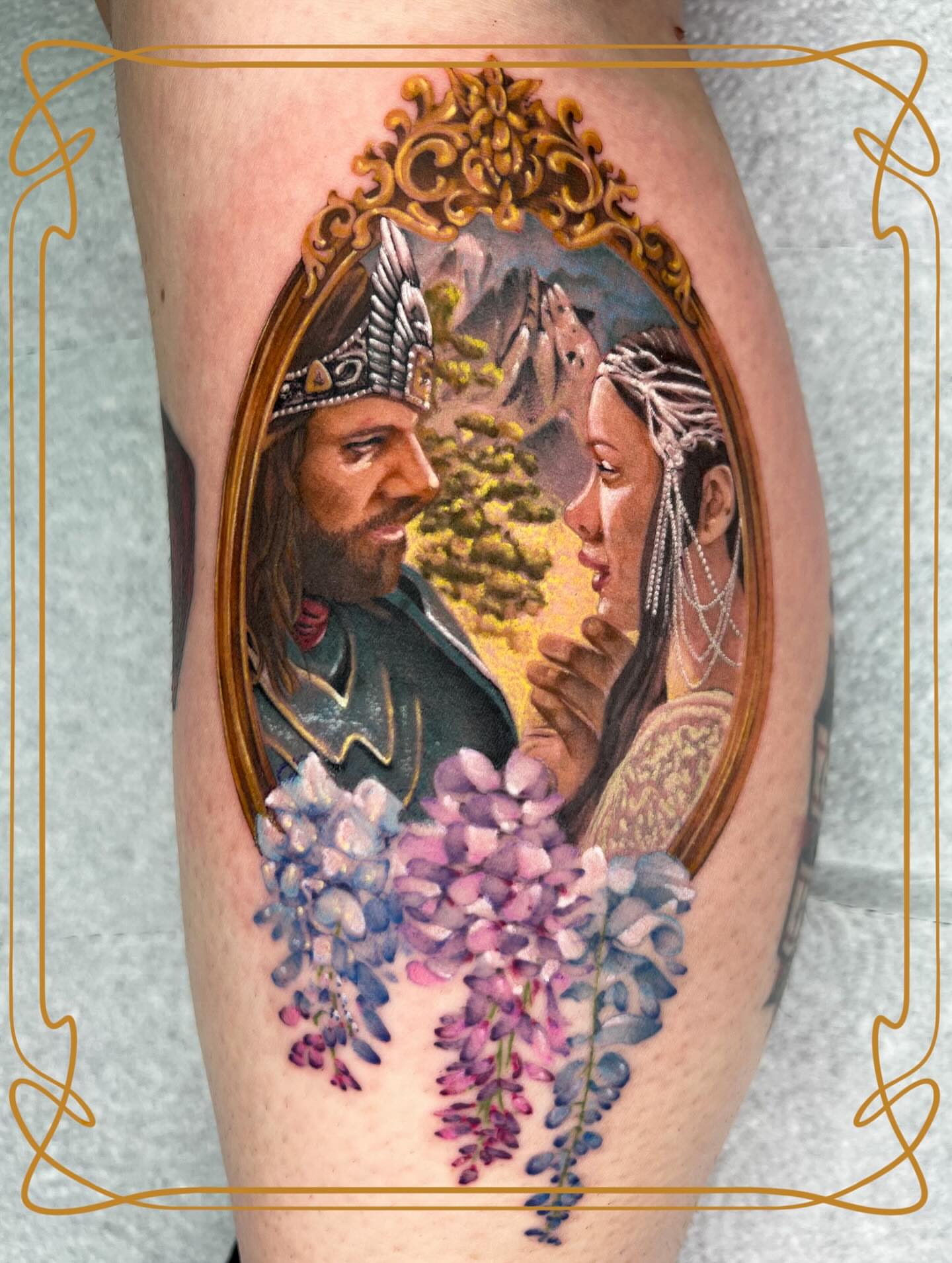Tattoo by @severinblacktattoo — realism, watercolor