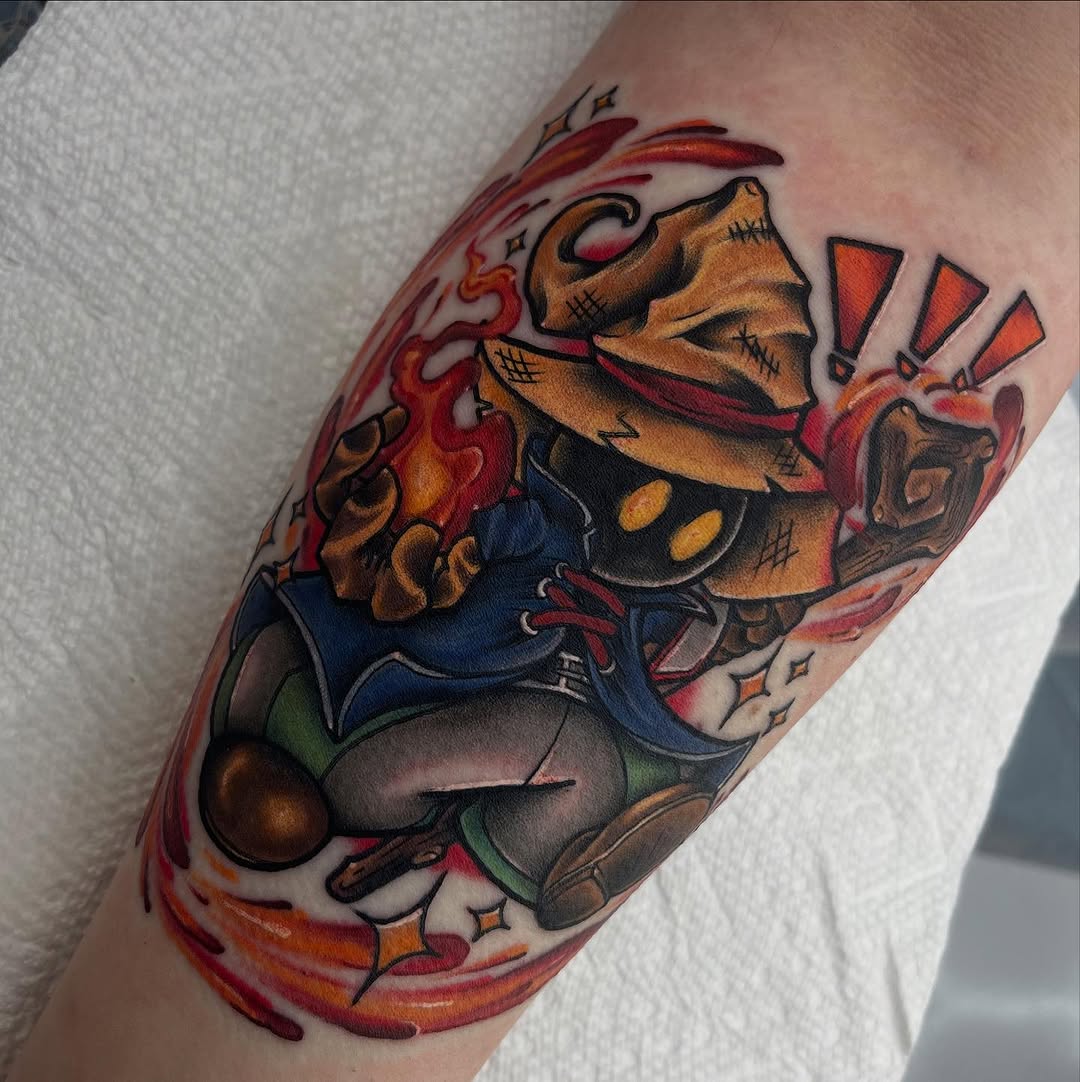 Tattoo by @arcanum.fae.tattoos — anime, new_school