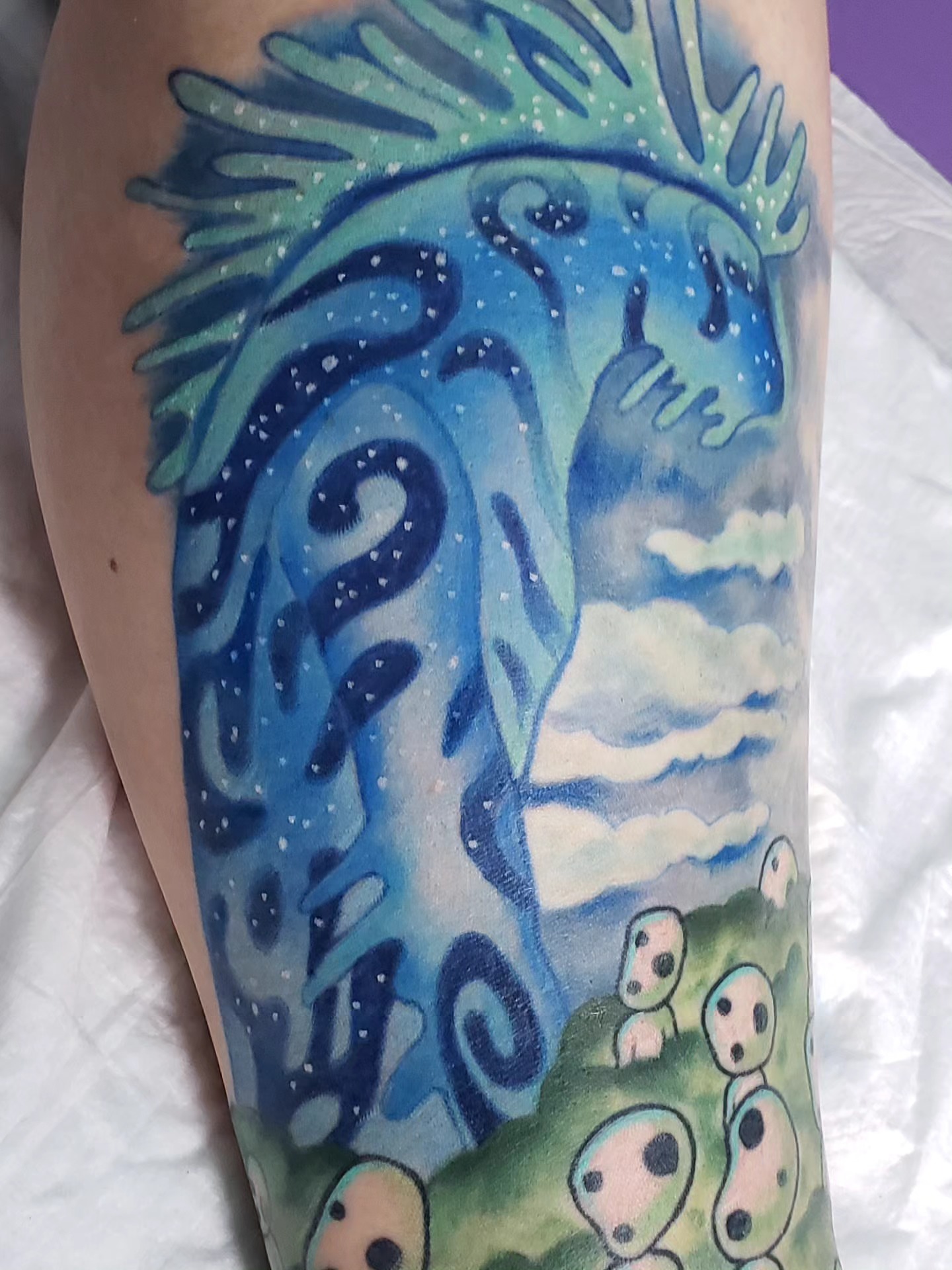 Tattoo by @kerryfairytattoos β dotwork, anime