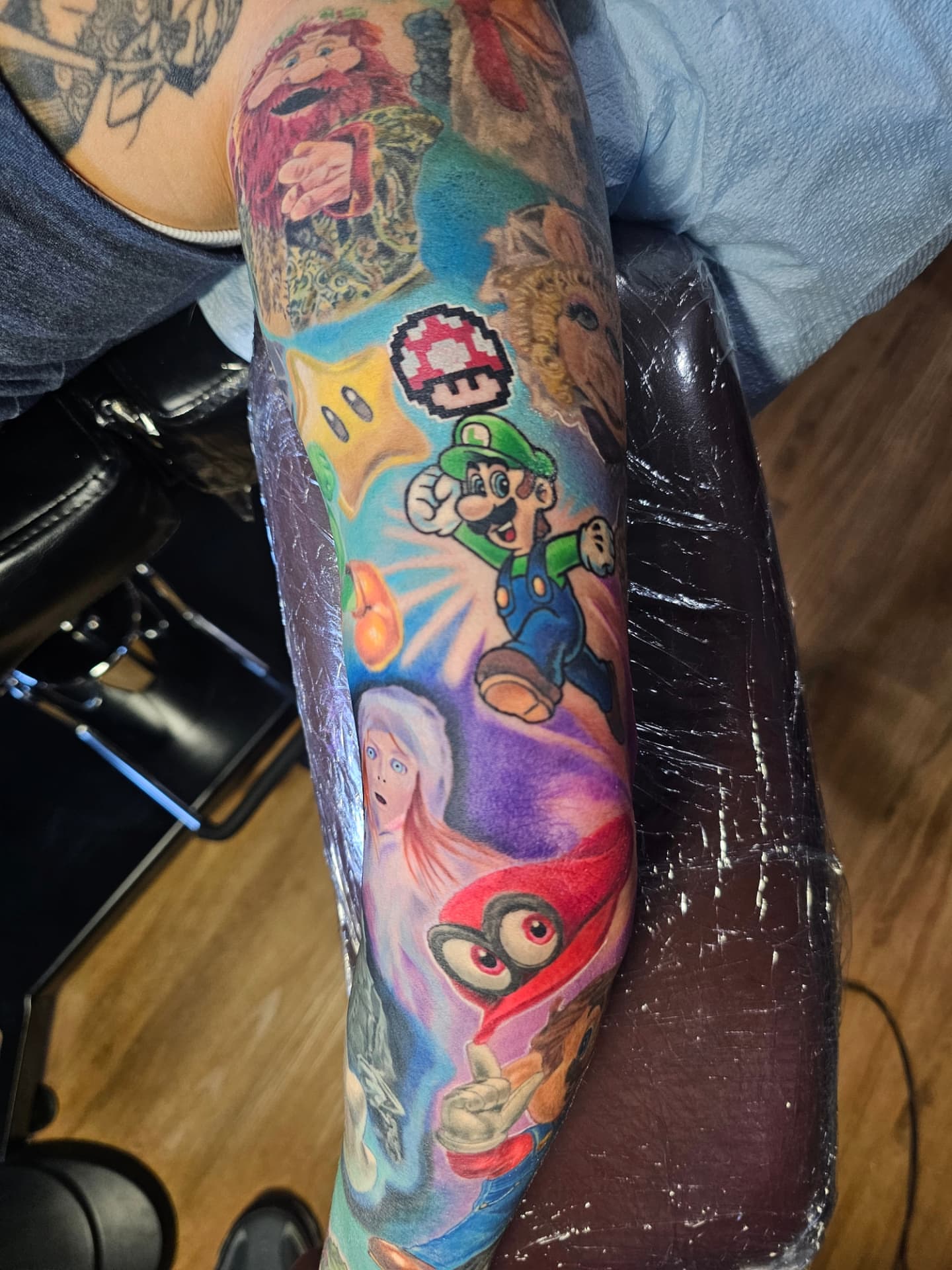 Tattoo by @billwhitejrtattoos — new_school, illustrative