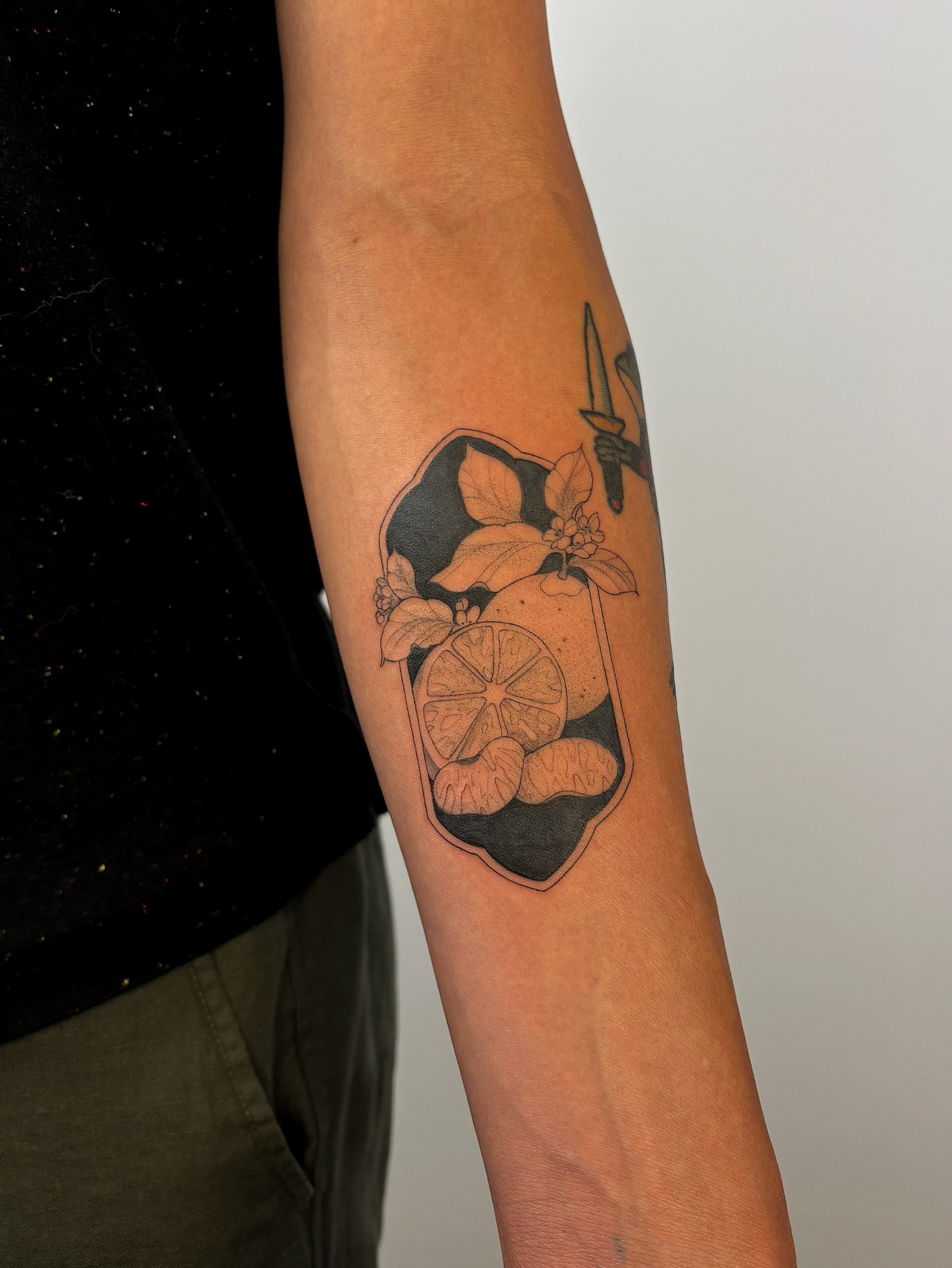 Tattoo by @sagodripp — black_and_grey