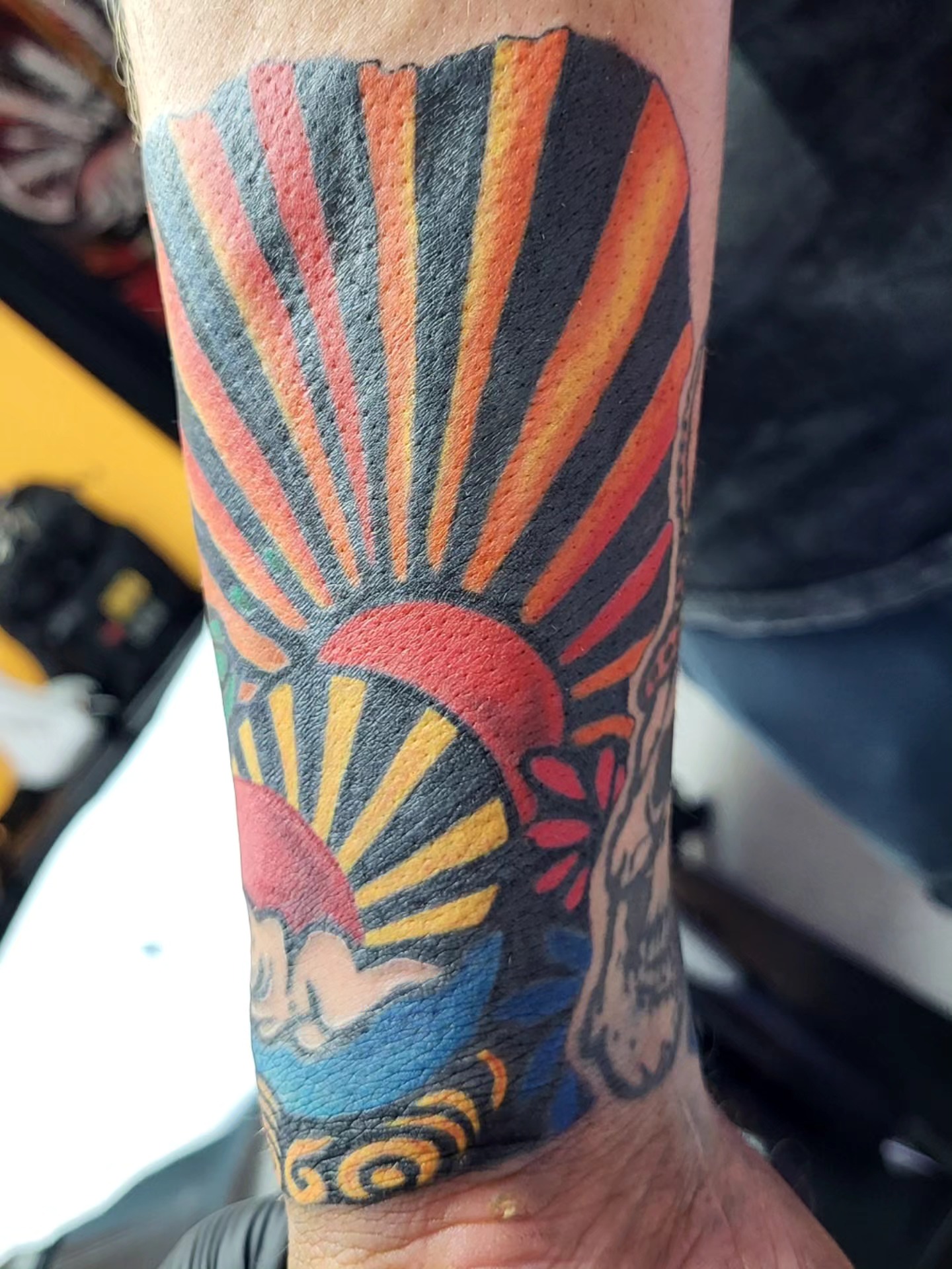 Tattoo by @willmcginnart — american_traditional, dotwork