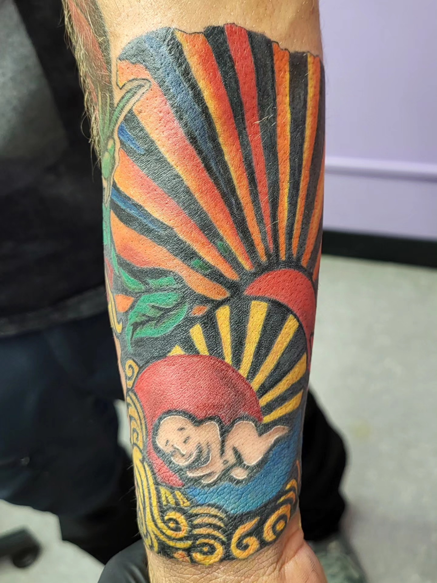 Tattoo by @willmcginnart — american_traditional, dotwork