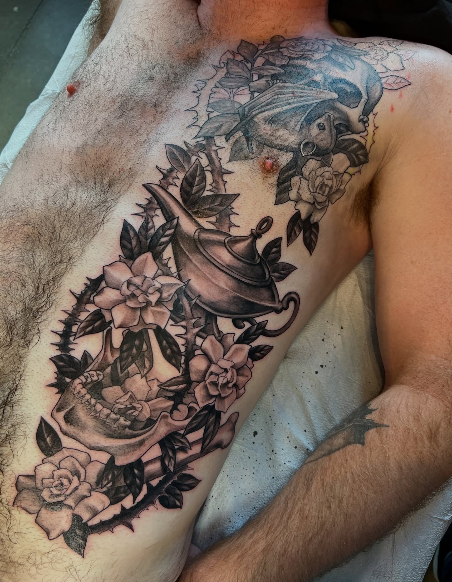 Tattoo by @shawn_hebrank — american_traditional, black_and_grey