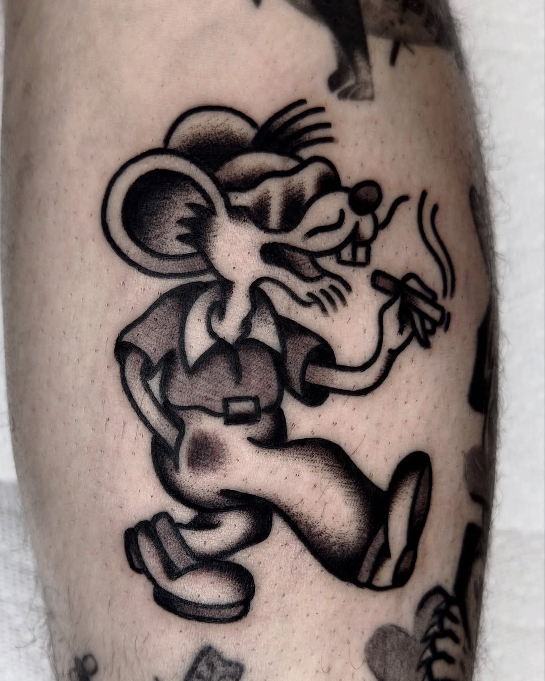 Tattoo by @reid.tattoos — american_traditional, black_and_grey