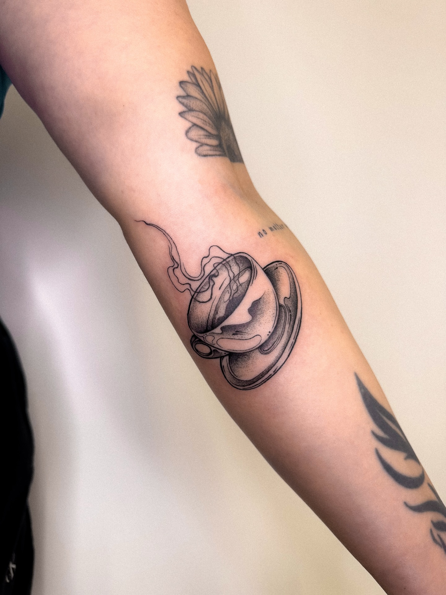 Tattoo by @madamerubis — black_and_grey