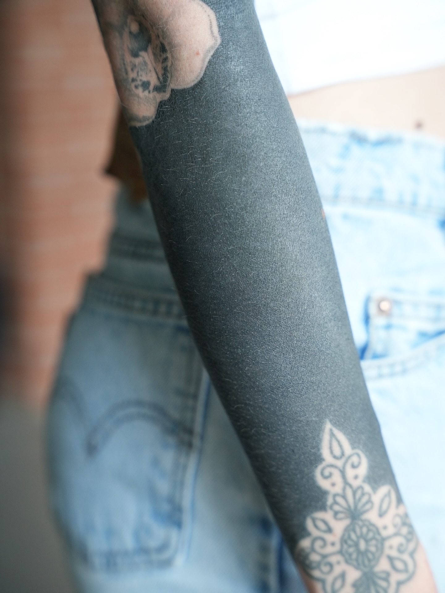 Tattoo by @badvibestattoos — black_and_grey