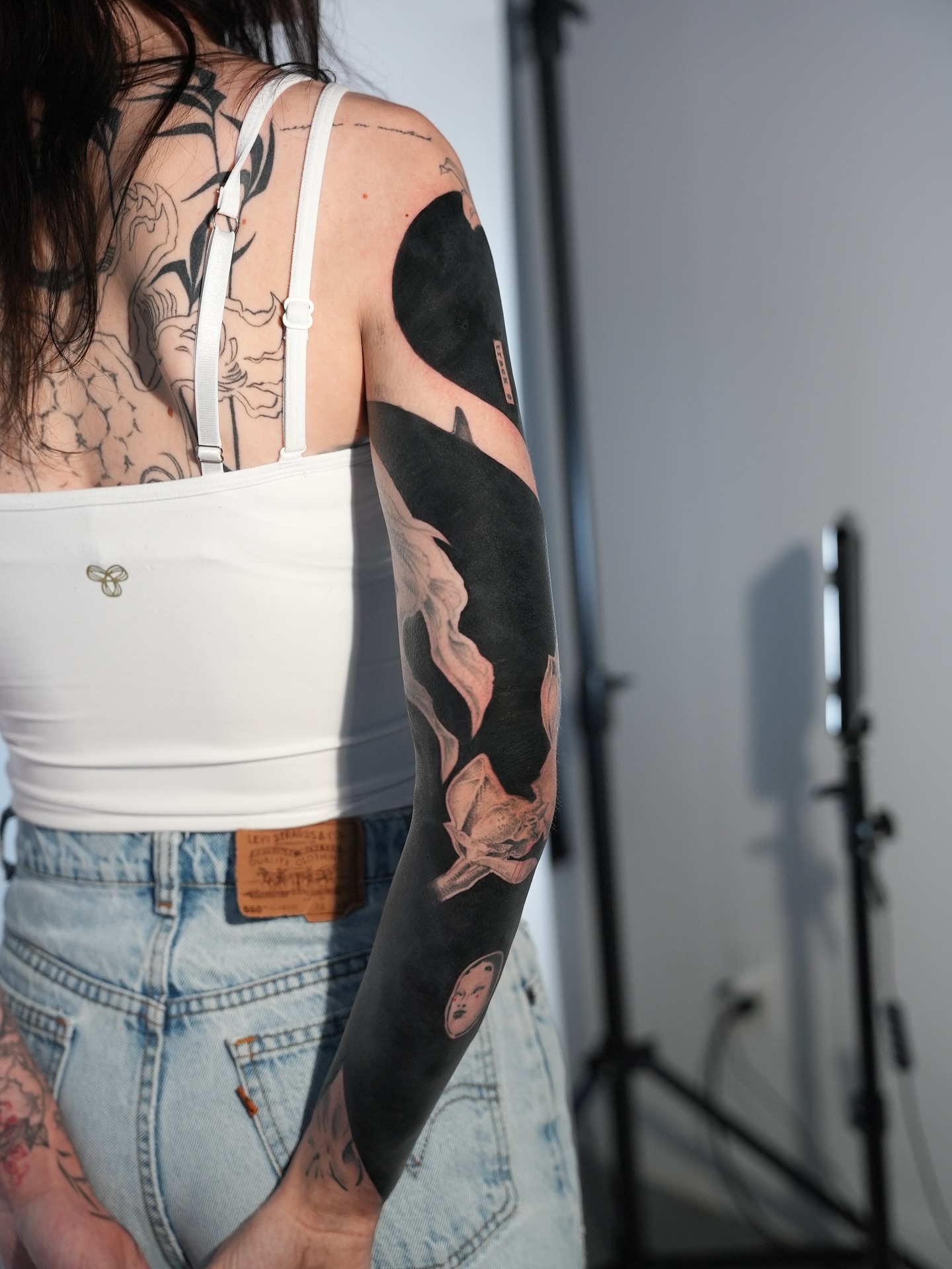 Tattoo by @badvibestattoos — black_and_grey, realism