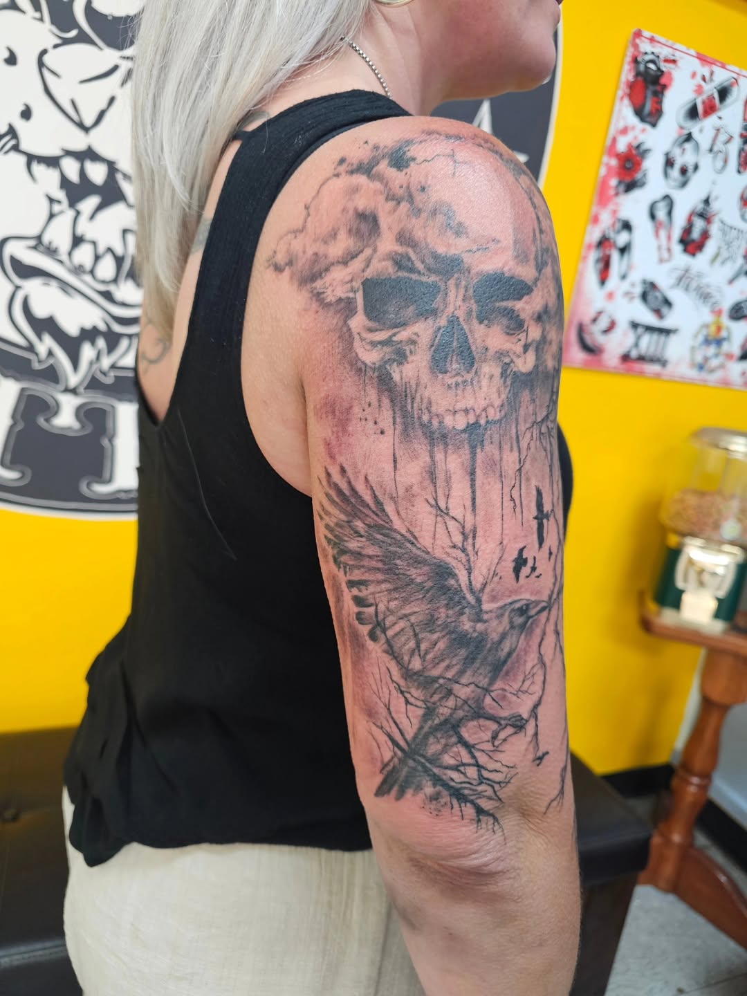 Tattoo by @tattoo8101 — black_and_grey, realism