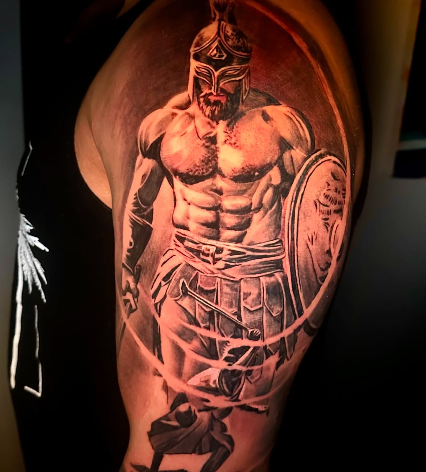 Tattoo by @tat2one — realism, black_and_grey