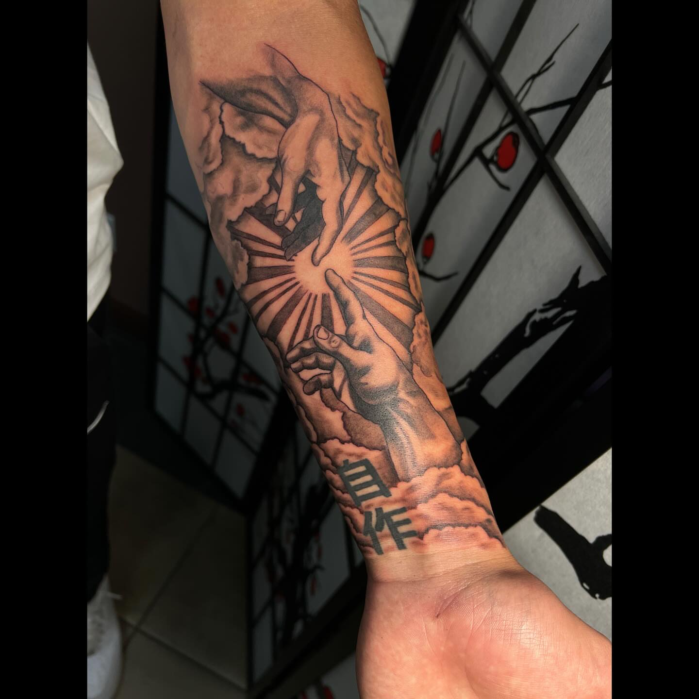 Tattoo by @artbydollface — black_and_grey, realism