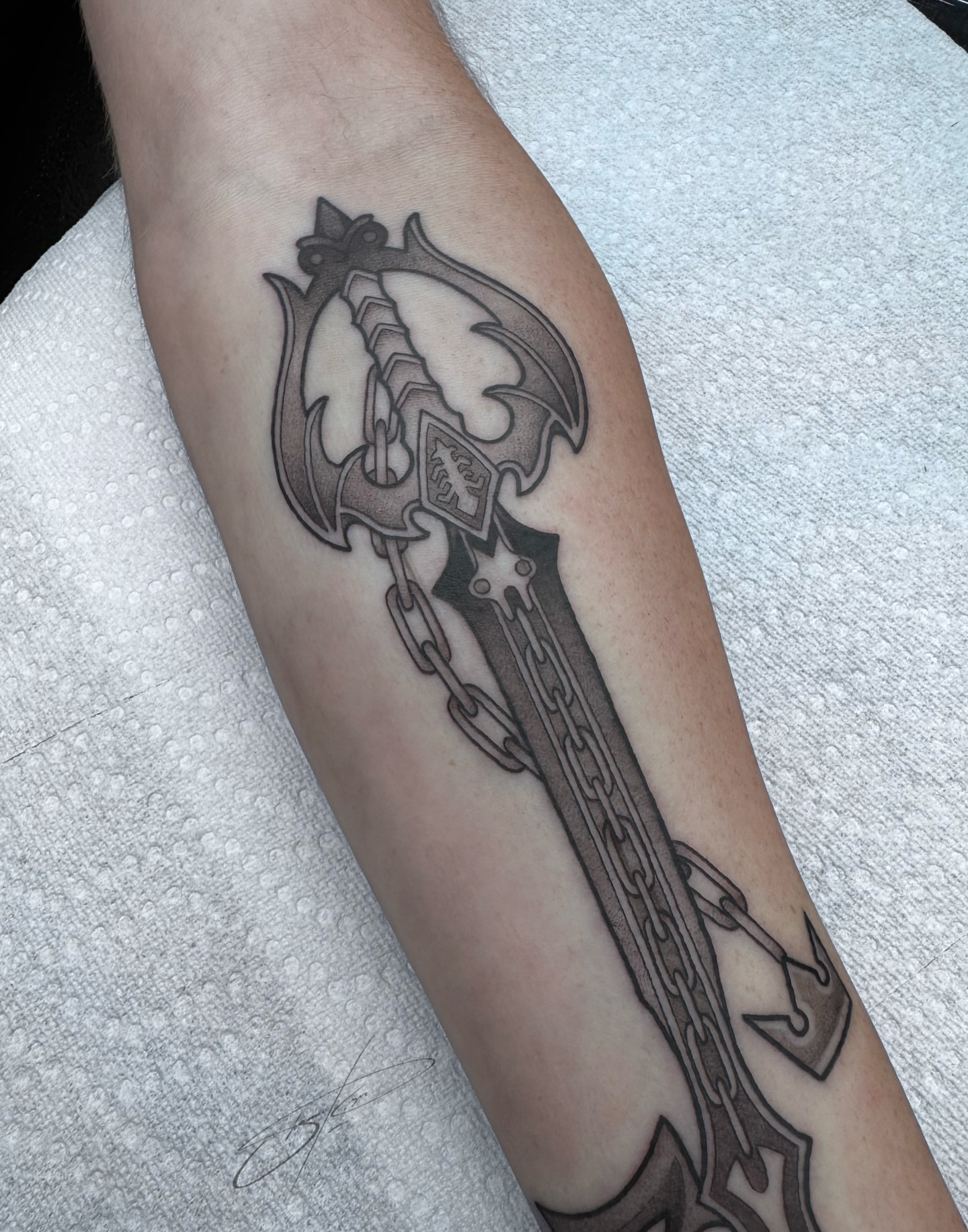 Tattoo by @shawndoestattoos — black_and_grey