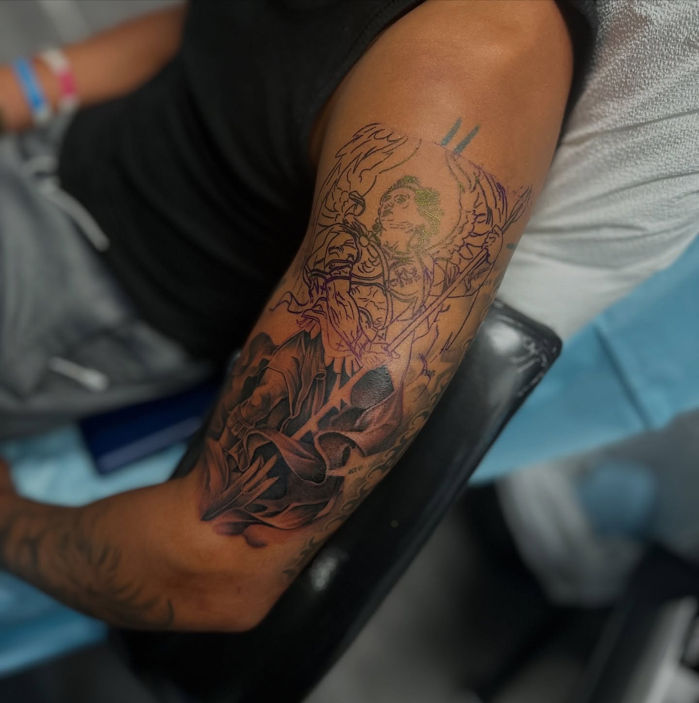 Tattoo by @tattoosbysinderella — american_traditional, black_and_grey