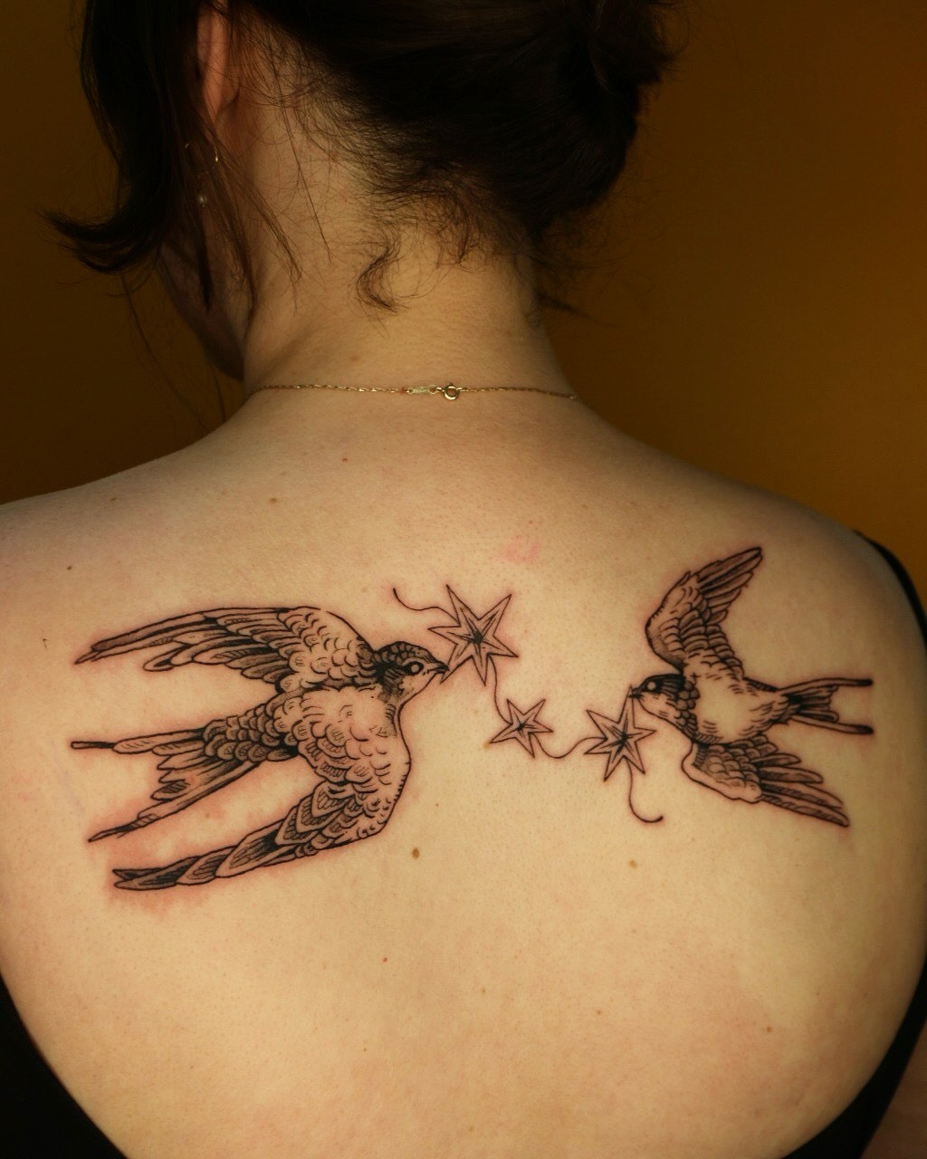 Tattoo by @baldpeaches — black_and_grey