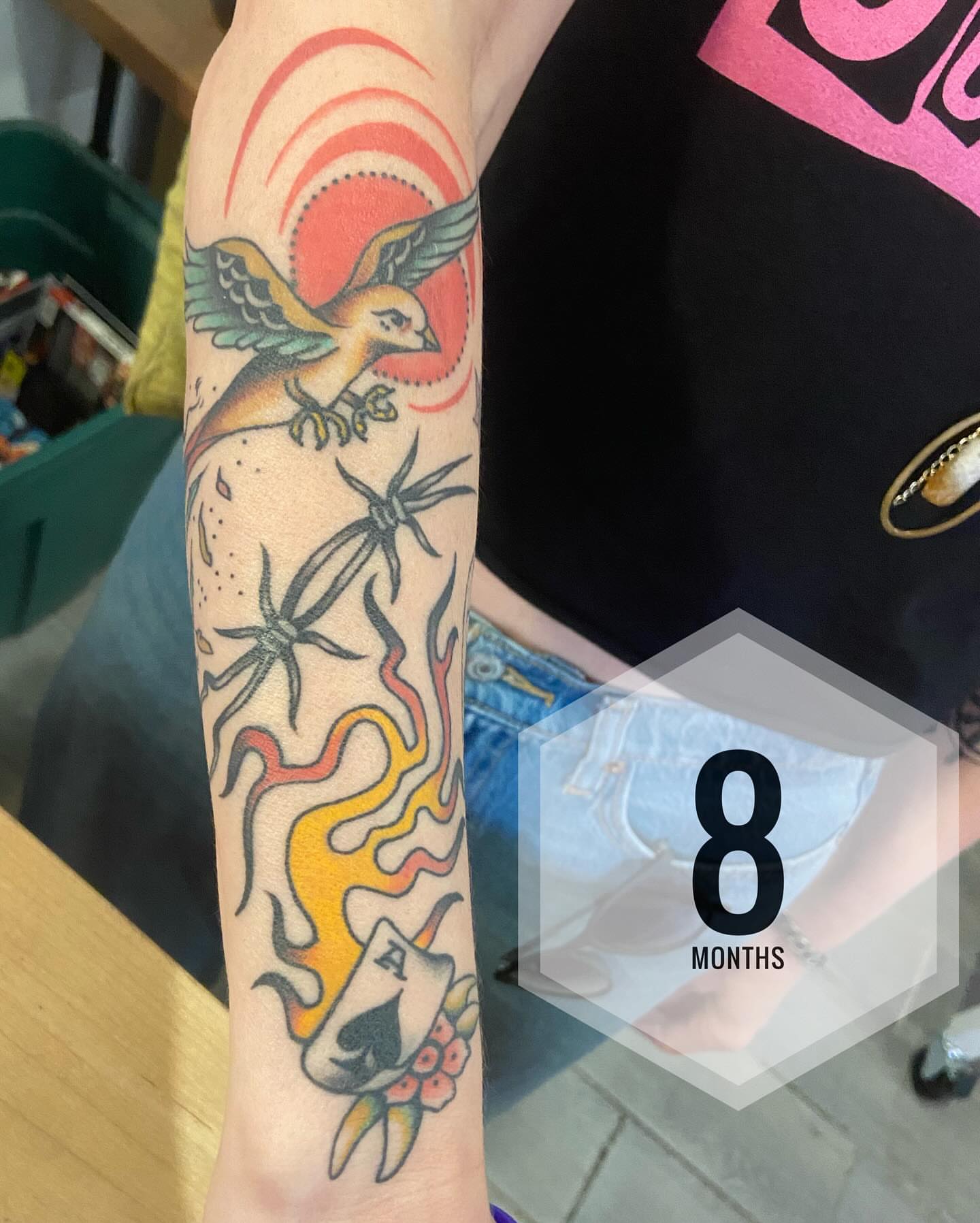 Tattoo by @stacyfevinger — american_traditional