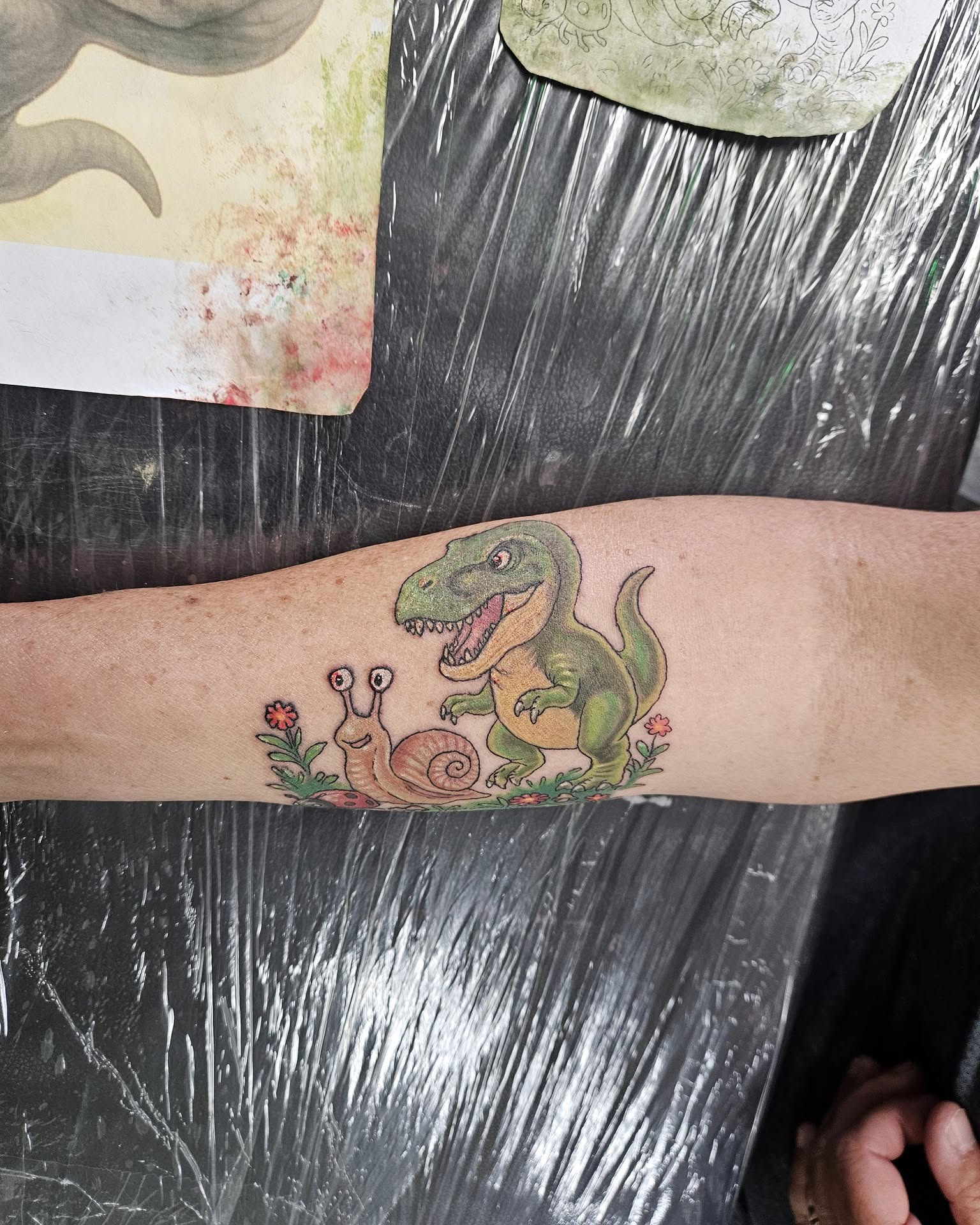 Tattoo by @angrygnometattoo — new_school, realism
