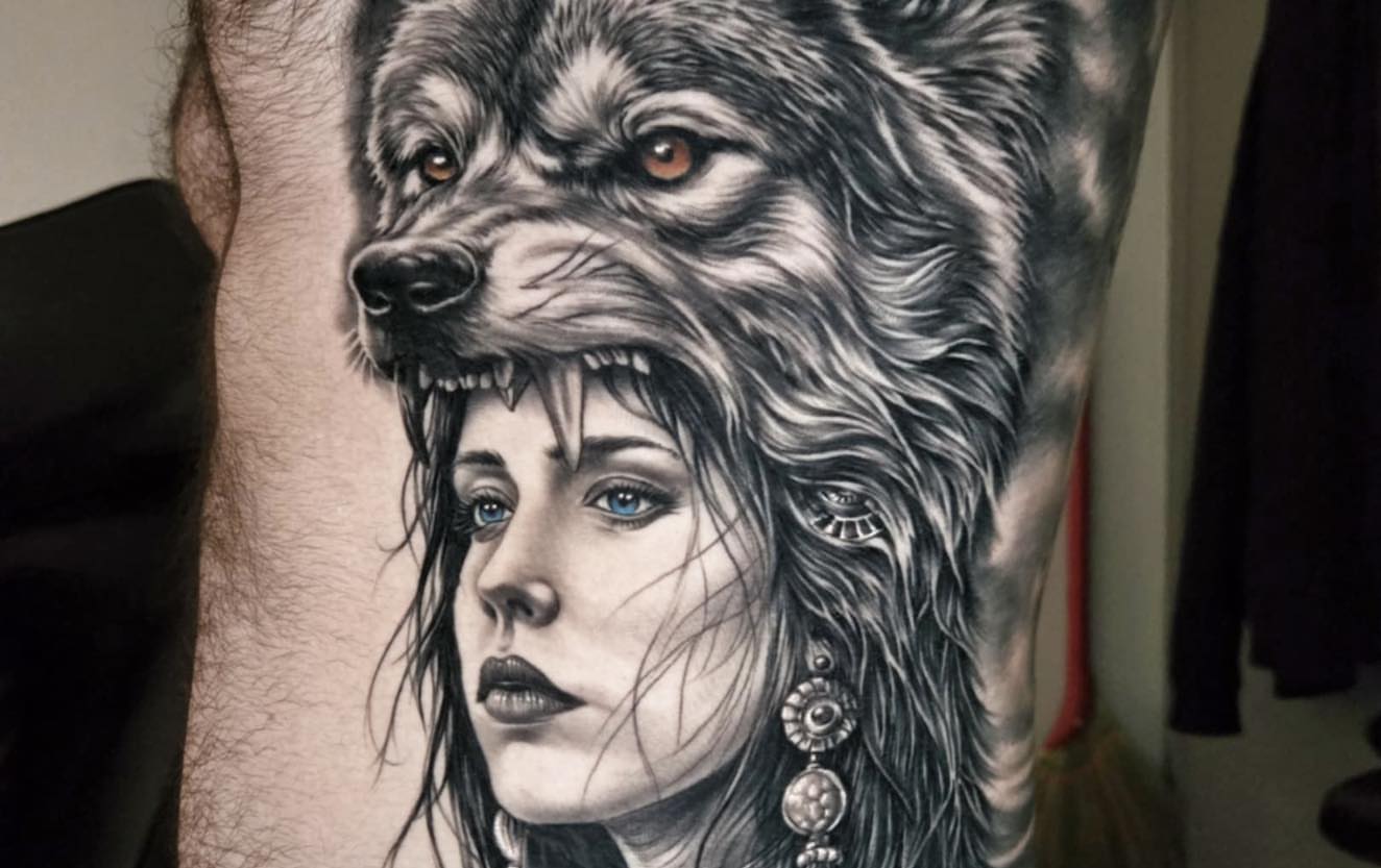 Tattoo by @juliabodyart — realism, dark_realism
