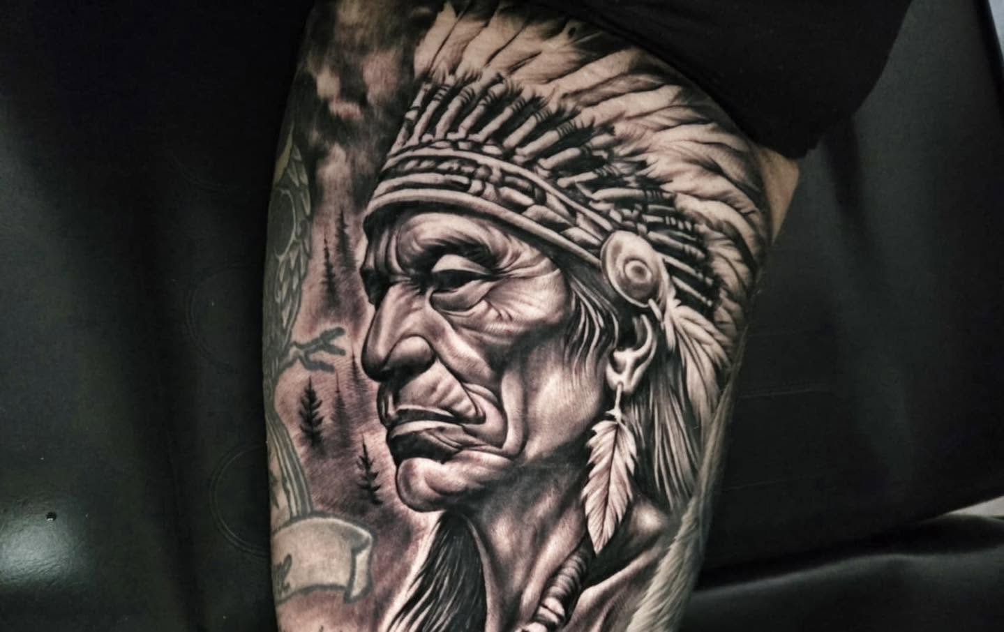 Tattoo by @juliabodyart — black_and_grey, realism