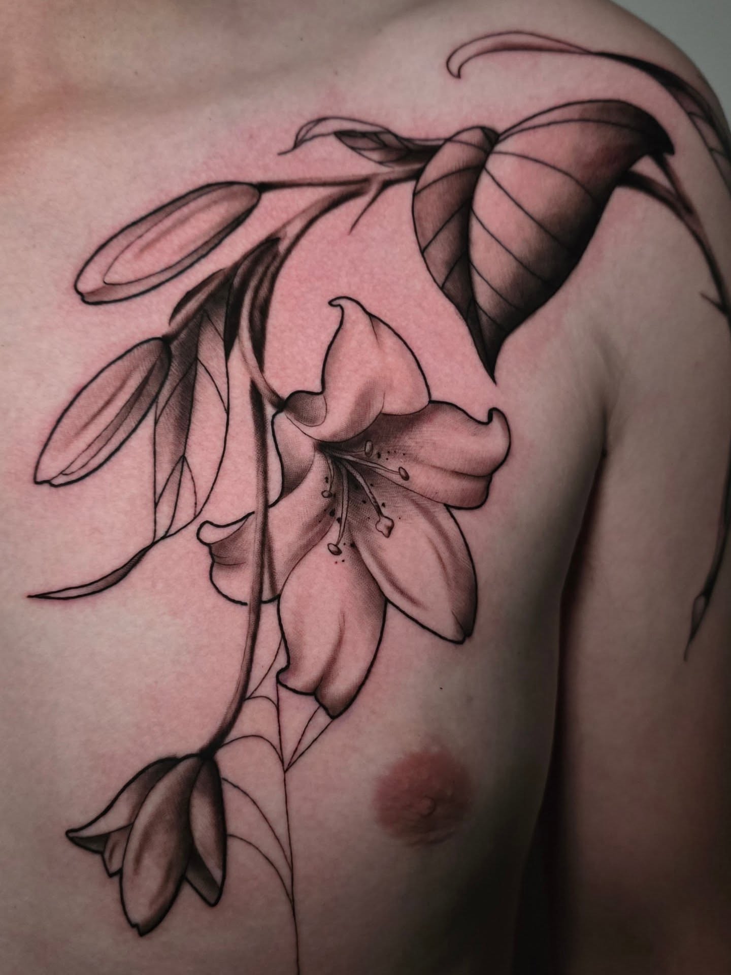 Tattoo by @sawchukart — black_and_grey