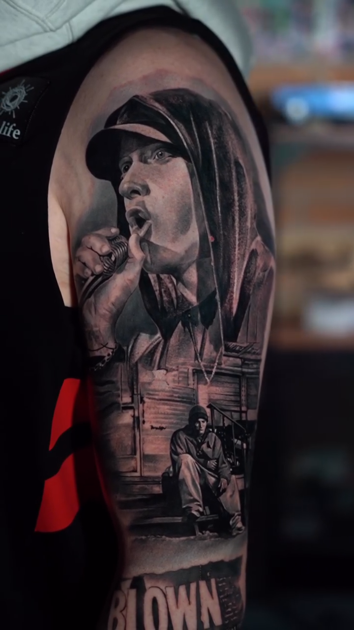 Tattoo by @vlad.tatto_o β realism, black_and_grey