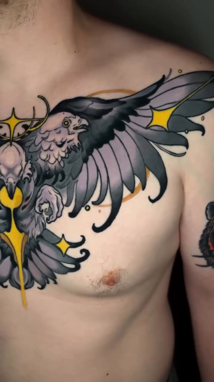 Tattoo by @aarontattooist — neo_traditional, black_and_grey