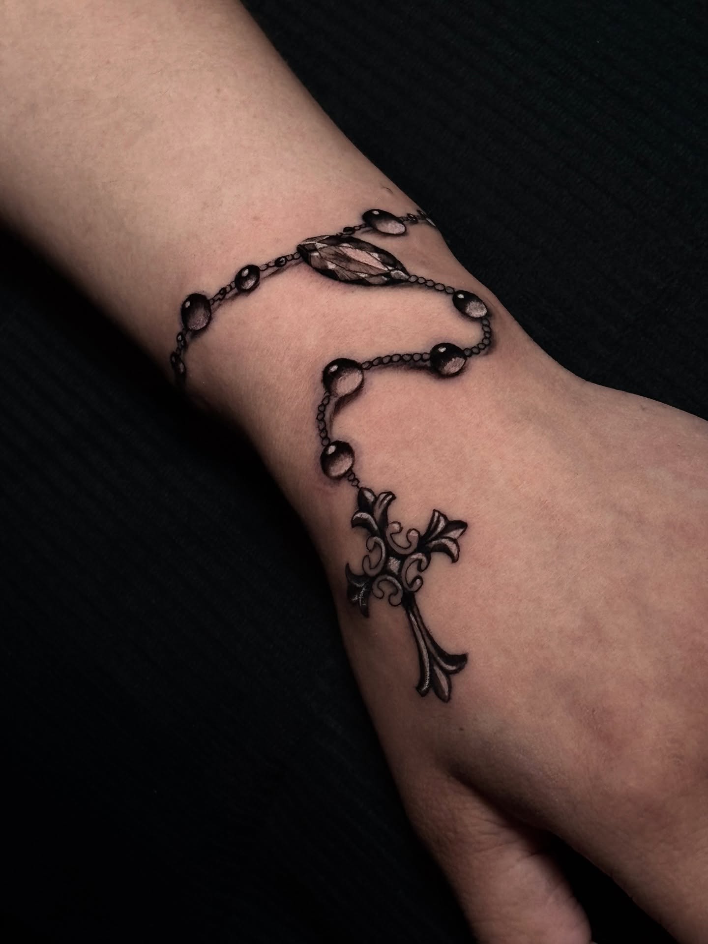Tattoo by @doriink — black_and_grey