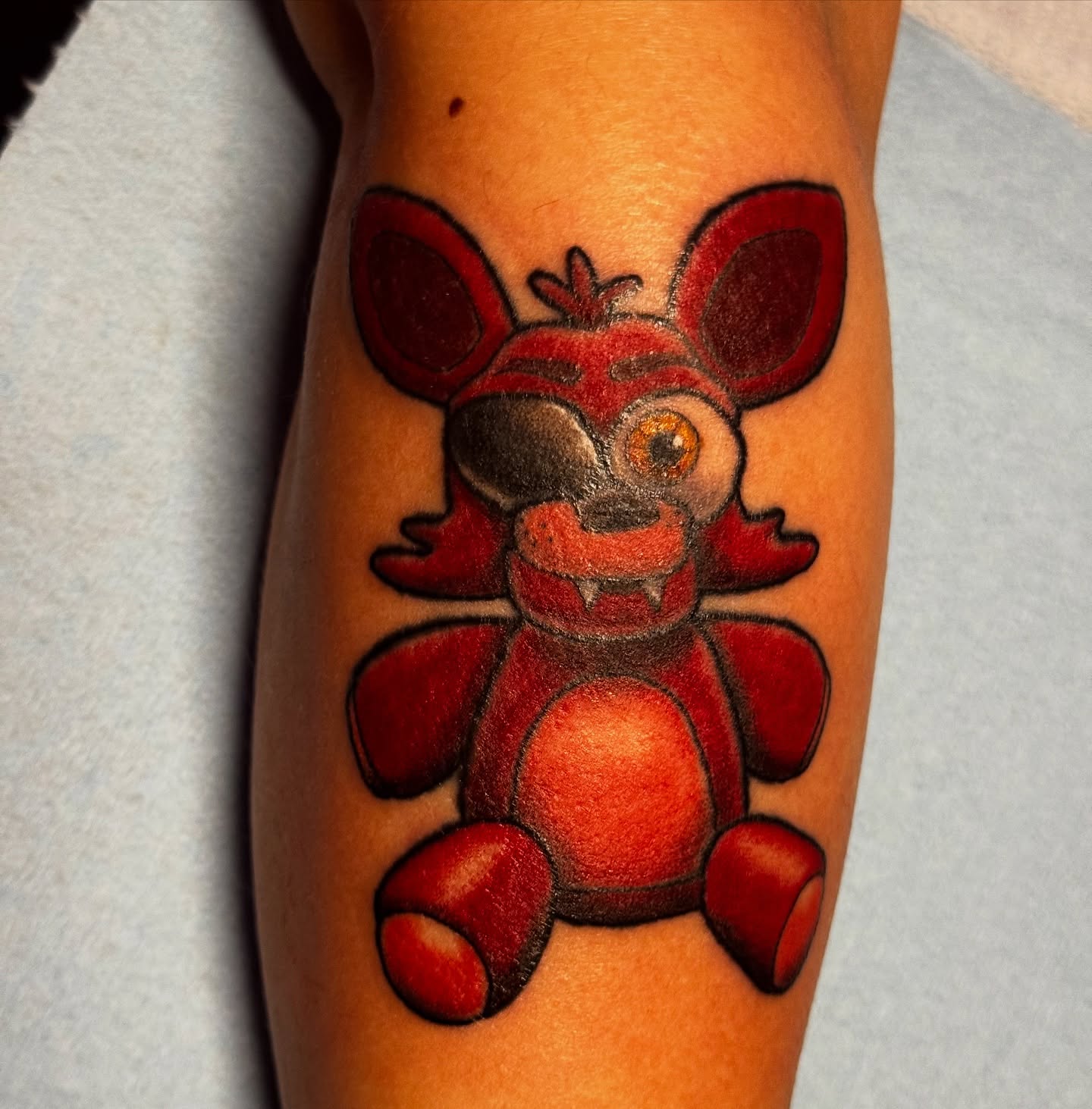 Tattoo by @inkyfruits — dotwork