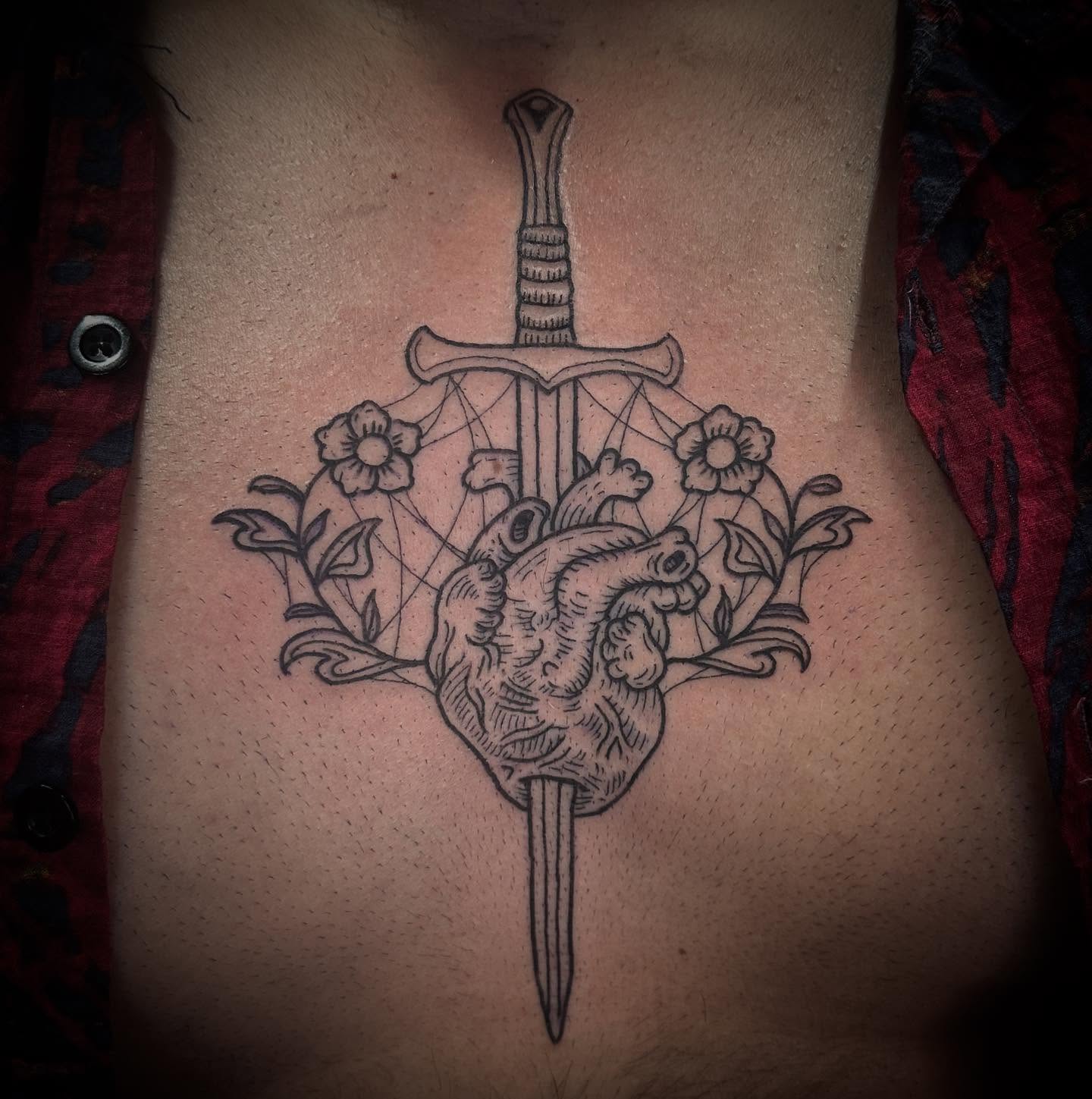 Tattoo by @katarcana β black_and_grey, geometric
