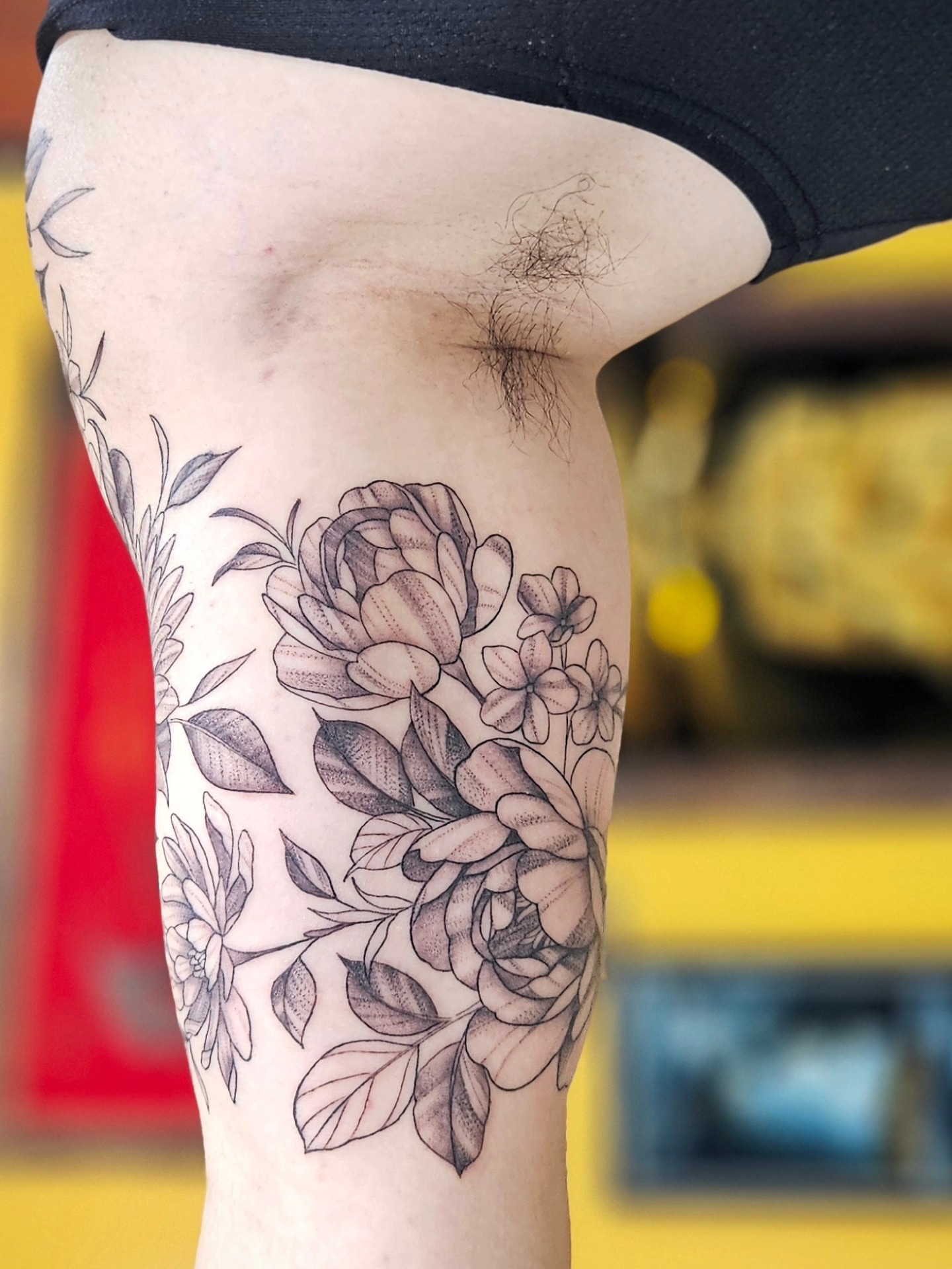 Tattoo by @jordanna_pearl — black_and_grey