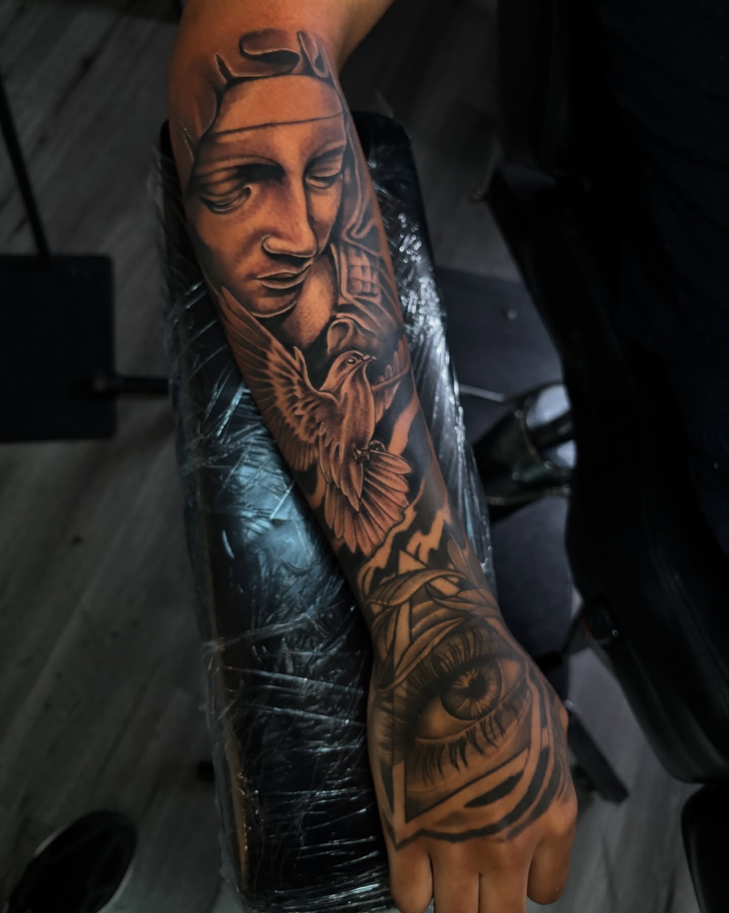 Tattoo by @iamricoinkk — realism, dark_realism