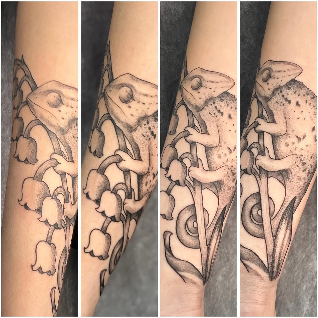 Tattoo by @oddratink — black_and_grey, realism