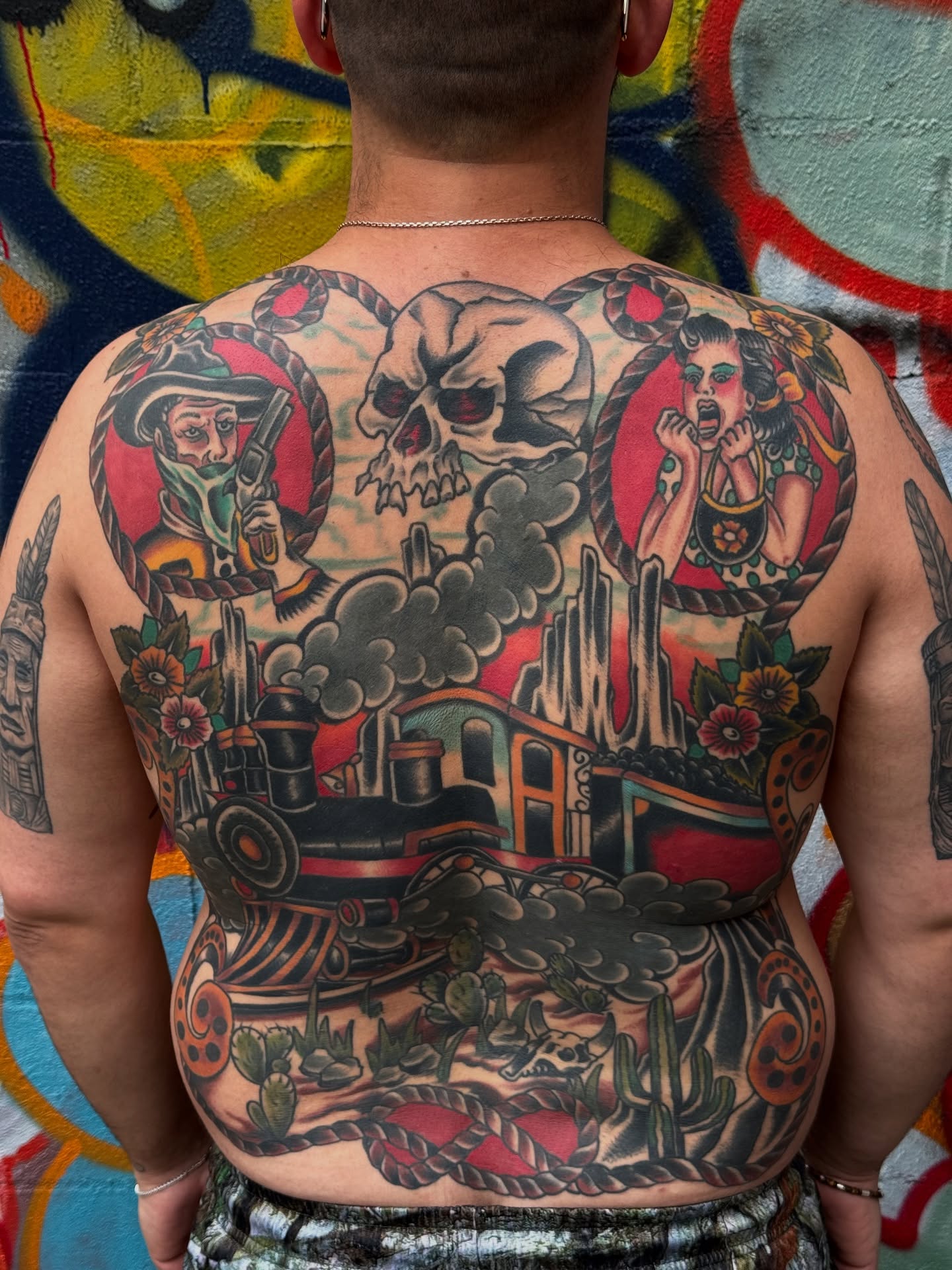 Tattoo by @dustinf_tattoo — american_traditional, dotwork