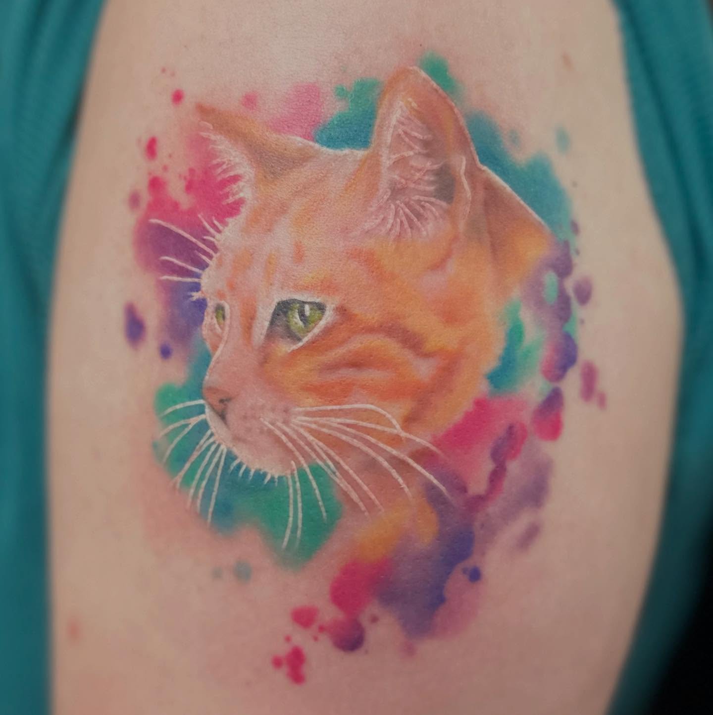 Tattoo by @magglesmcmaggles — watercolor
