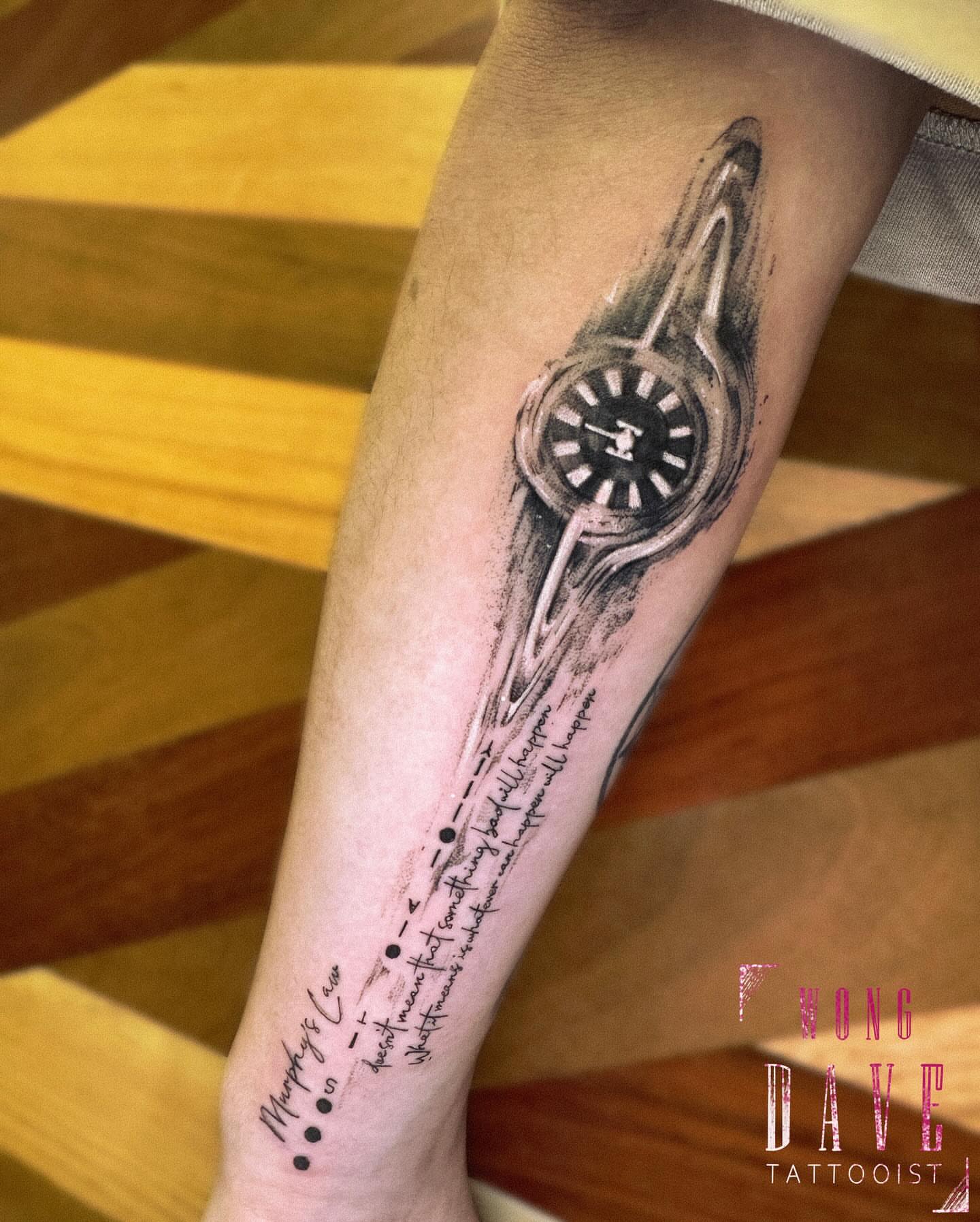 Tattoo by @dw_tattooer — black_and_grey