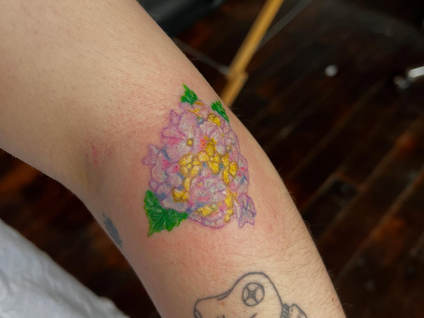 Tattoo by @lilbull.tatts — dotwork