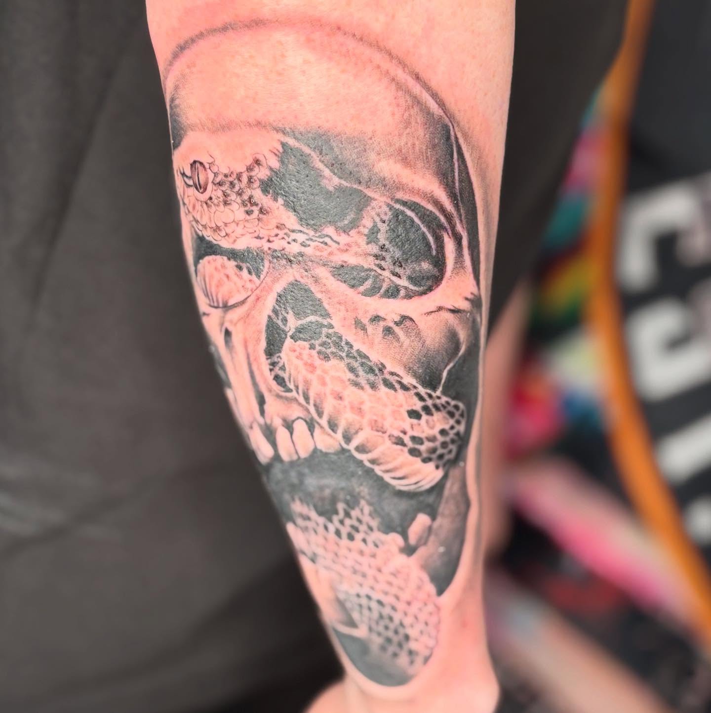 Tattoo by @sadist.guilt — black_and_grey, realism