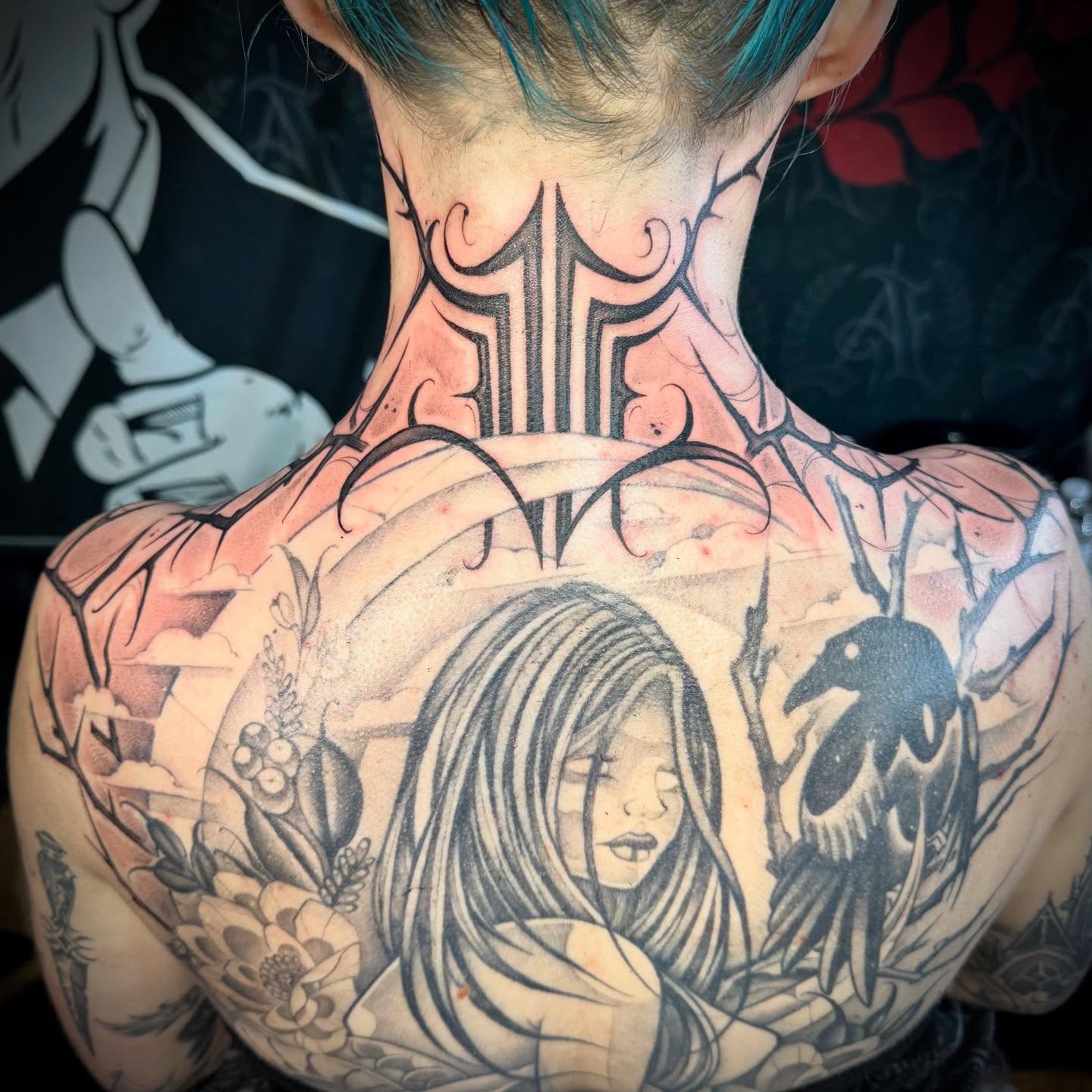 Tattoo by @tattoosbyskip — black_and_grey, realism