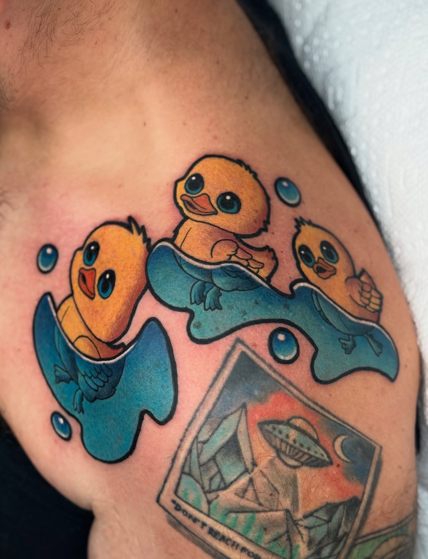 Tattoo by @tony_wayne — dotwork