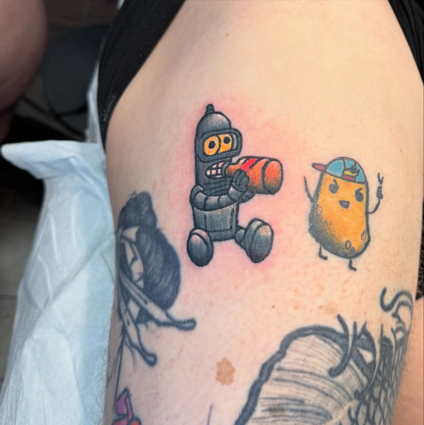Tattoo by @n.inktone — new_school