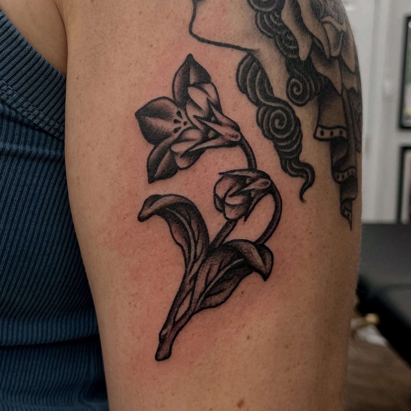 Tattoo by @bodymemory_ — black_and_grey