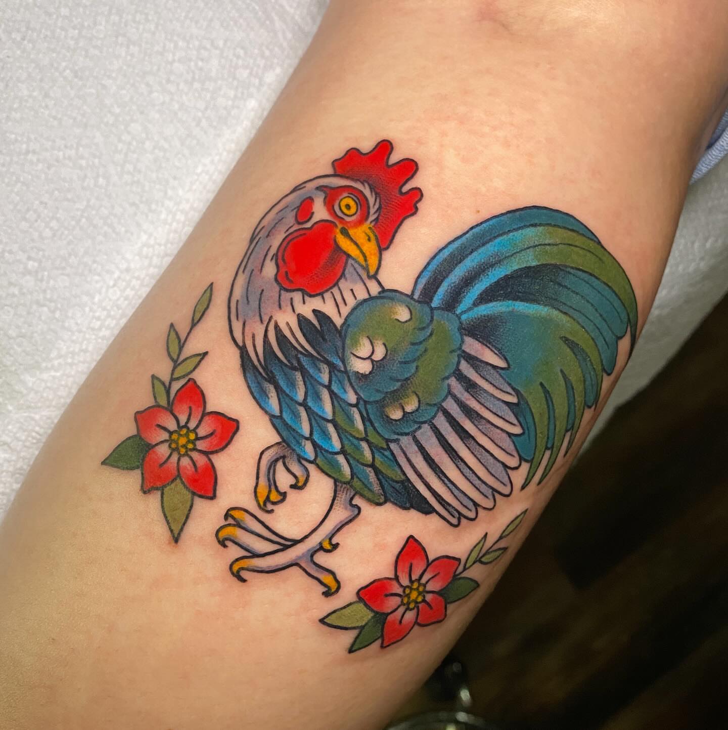 Tattoo by @trashcattattoos — american_traditional